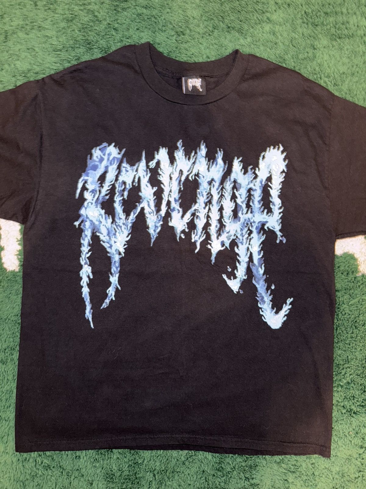 Revenge Revenge “ Blue Flames “ Short Sleeve Sz.L Size US L / EU 52-54 / 3 - 2 Thumbnail