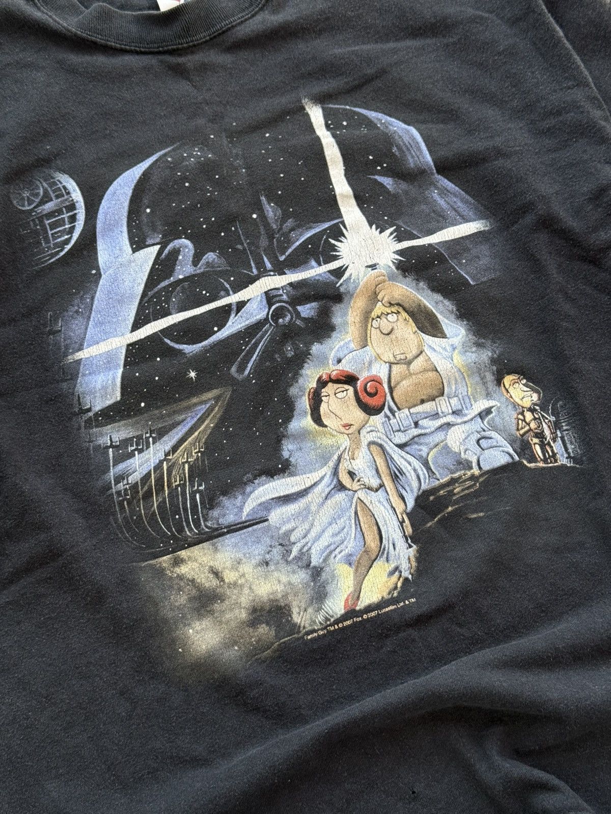 Cartoon Network × Vintage Family Guy 2007 Star Wars T-Shirt Size US L / EU 52-54 / 3 - 2 Thumbnail