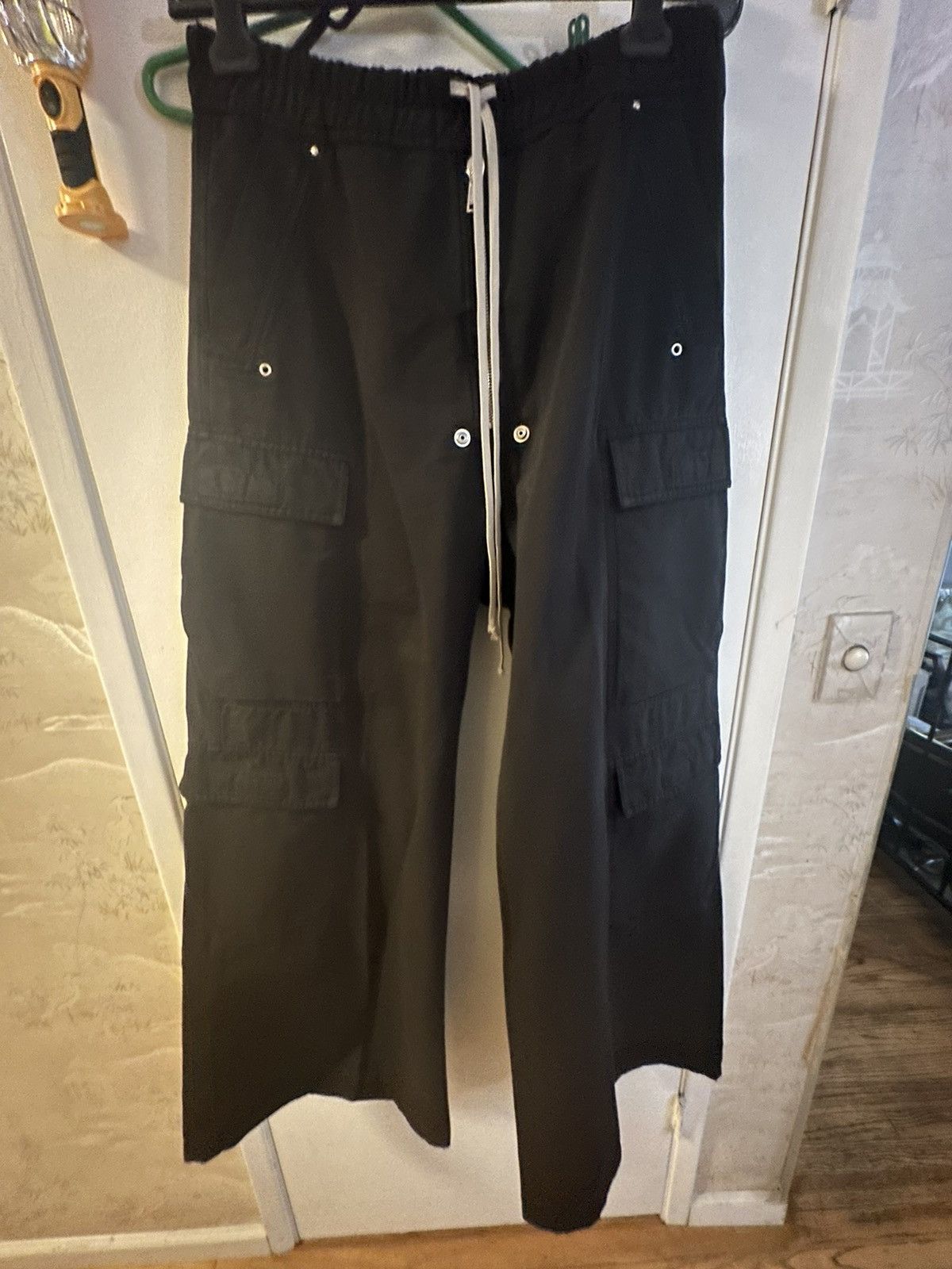 image of Rick Owens Drkshdw Jumbo Cargo Belas Black Size Medium, Men's