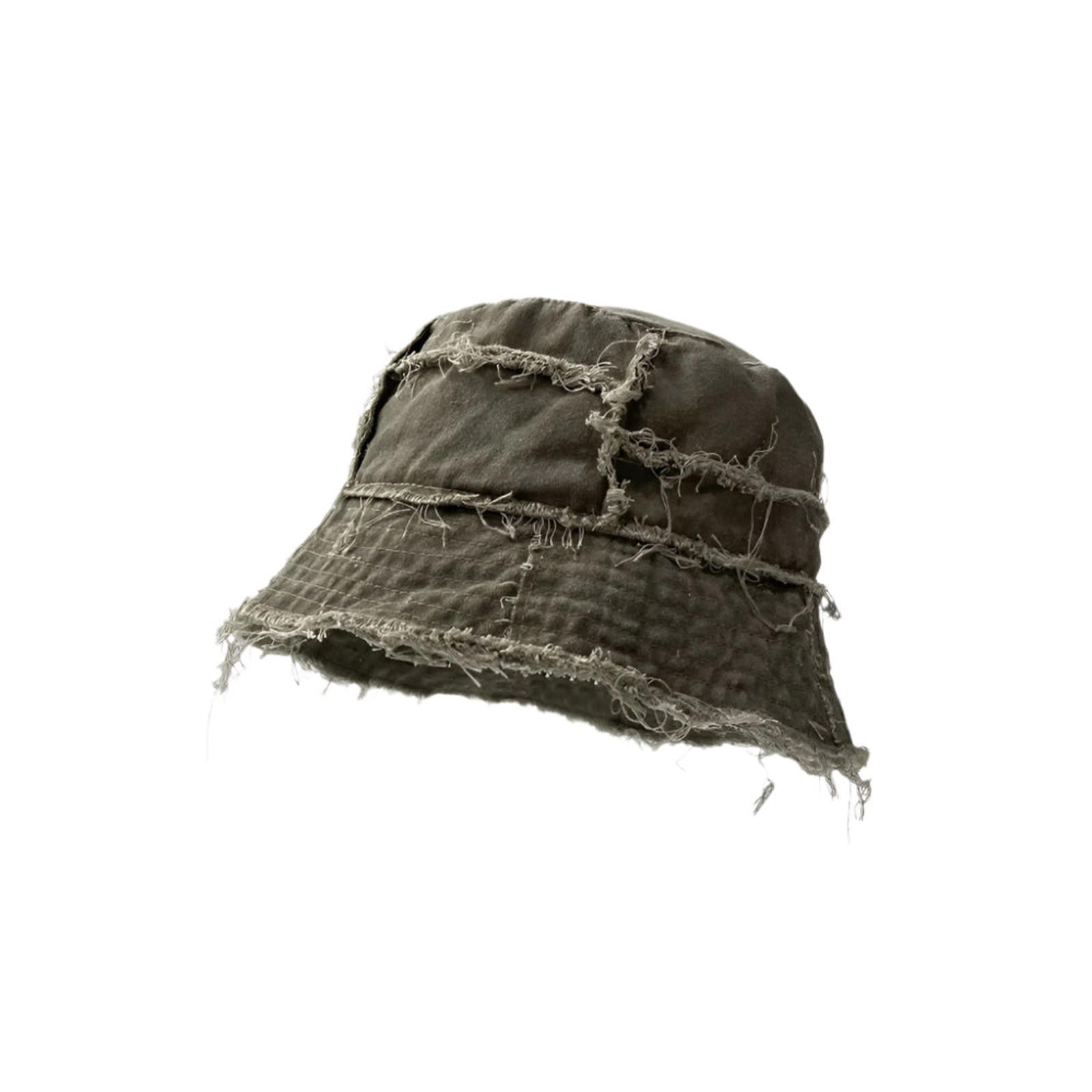 Japanese Brand Distressed Cotton Bucket Hat - Outdoor Utility Hat Size ONE SIZE - 3 Thumbnail