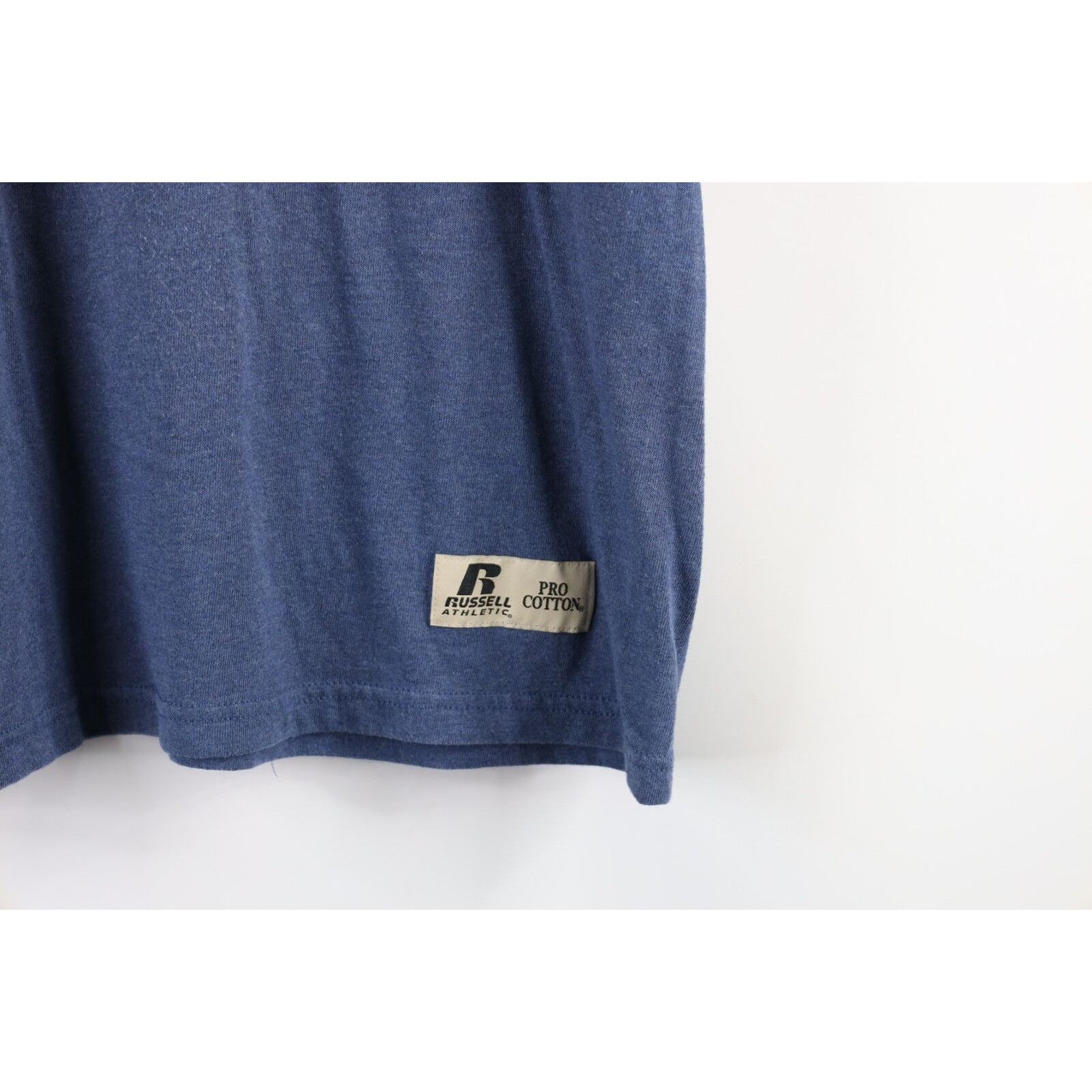 Russell Athletic × Vintage Vintage Russell Athletic Faded Blank T-Shirt Size US M / EU 48-50 / 2 - 4 Thumbnail