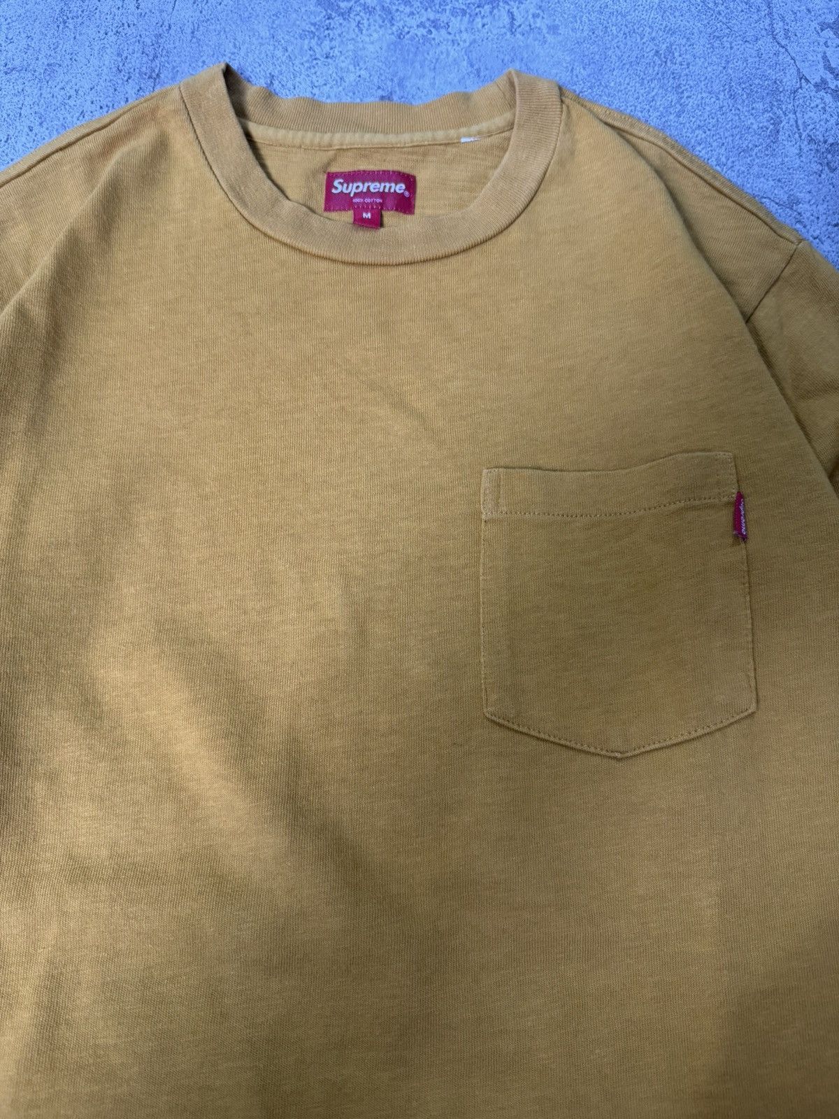 Supreme SUPREME BASIC POCKET YELLOW LONGSLEEVE SHIRT Size US M / EU 48-50 / 2 - 3 Thumbnail