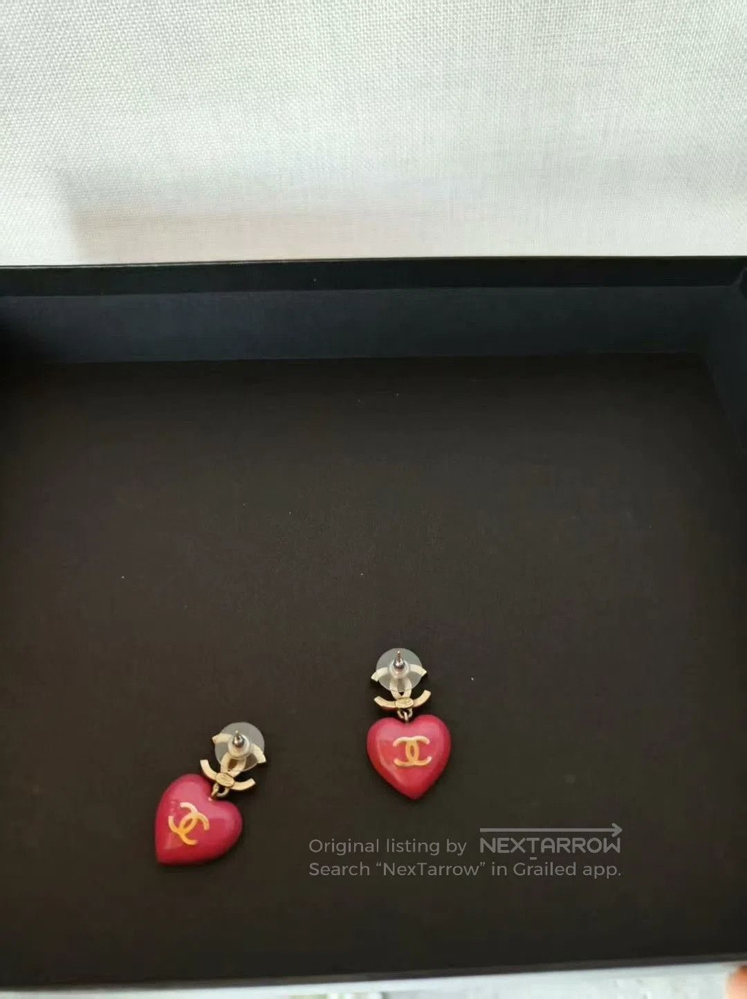 Chanel Chanel Heart Stud Earrings. Size ONE SIZE - 2 Thumbnail