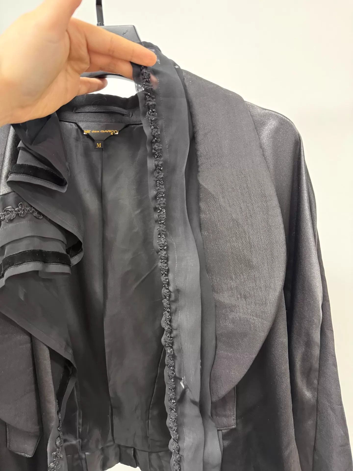 Comme des Garcons M COMME des GARÇONS 2005AW Black Color Block Jacket Size M / US 6-8 / IT 42-44 - 5 Thumbnail