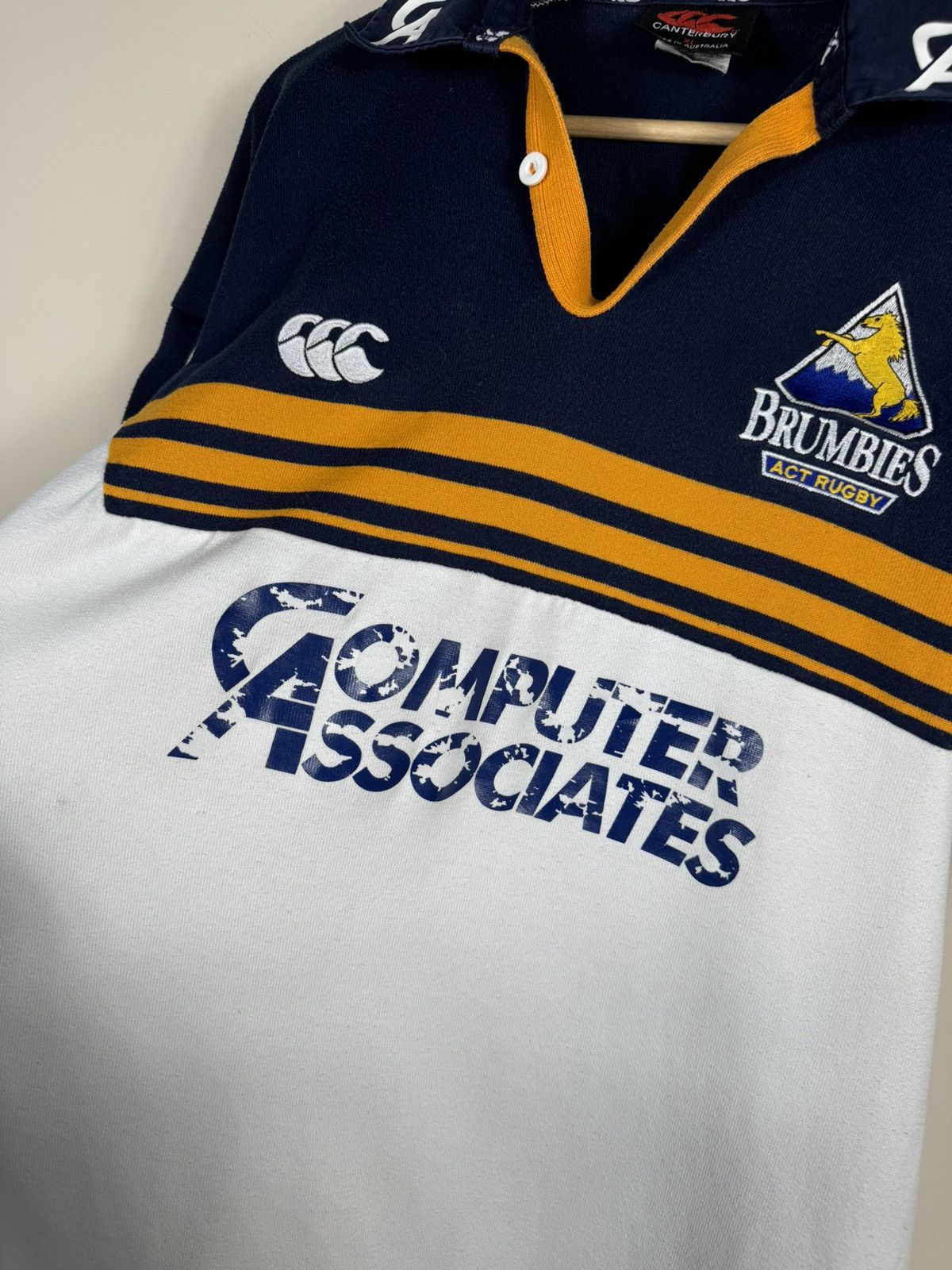 Canterbury of New Zealand Vintage 1999 Brumbies Act Rugby Shirt Jersey Canterbury Size US XL / EU 56 / 4 - 2 Thumbnail