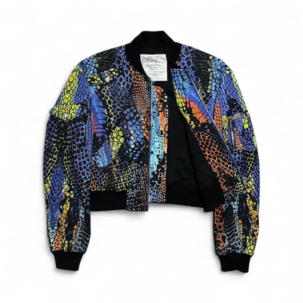 Alexander McQueen Grailed🔥Rare! Sample Desing McQ Reptile Print Bomber Jacket Size XS / US 0-2 / IT 36-38 - 2 Thumbnail