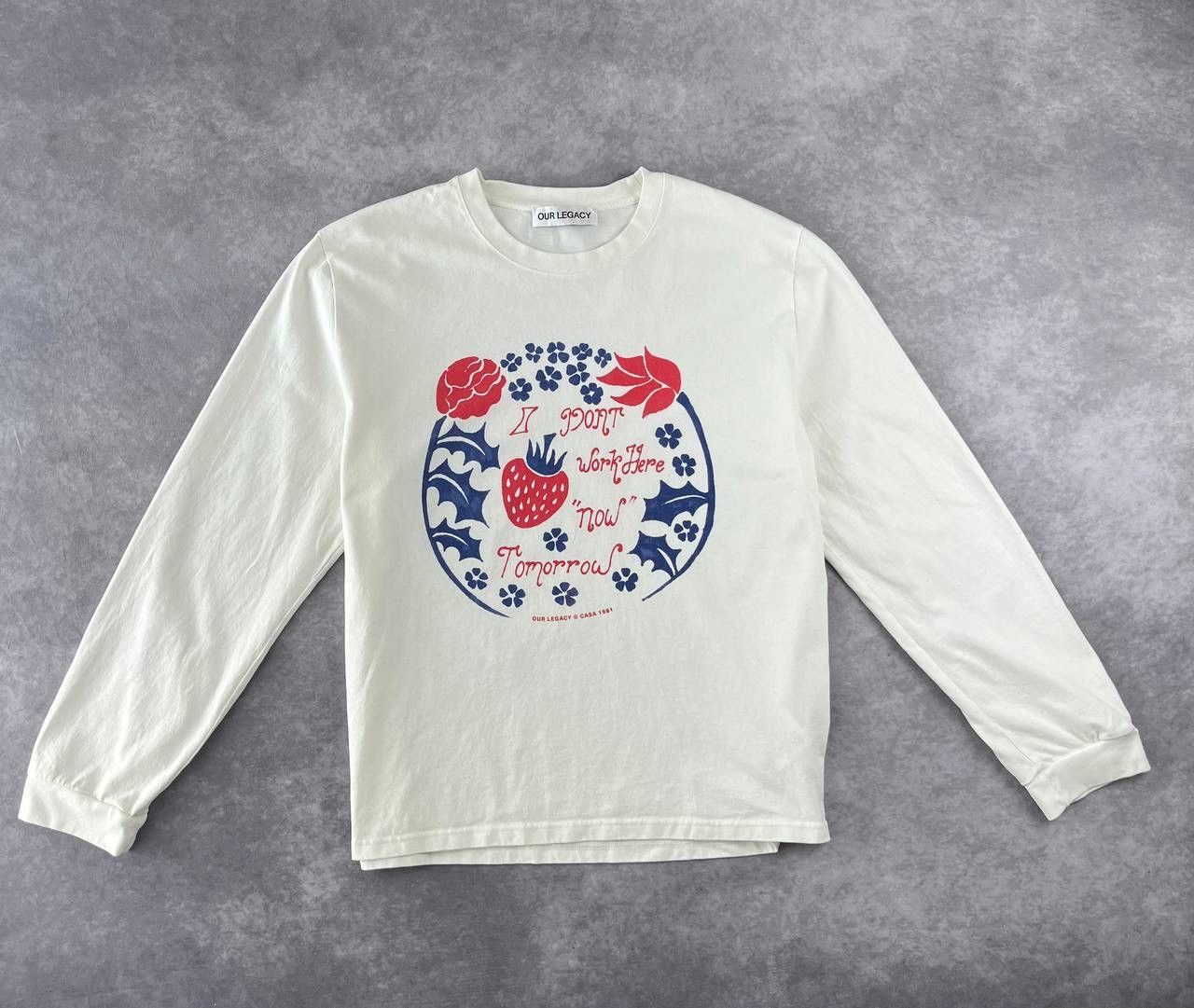 Our Legacy OUR LEGACY GRAPHIC LONG SLEEVE TEE L Size Size US L / EU 52-54 / 3 - 1 Thumbnail