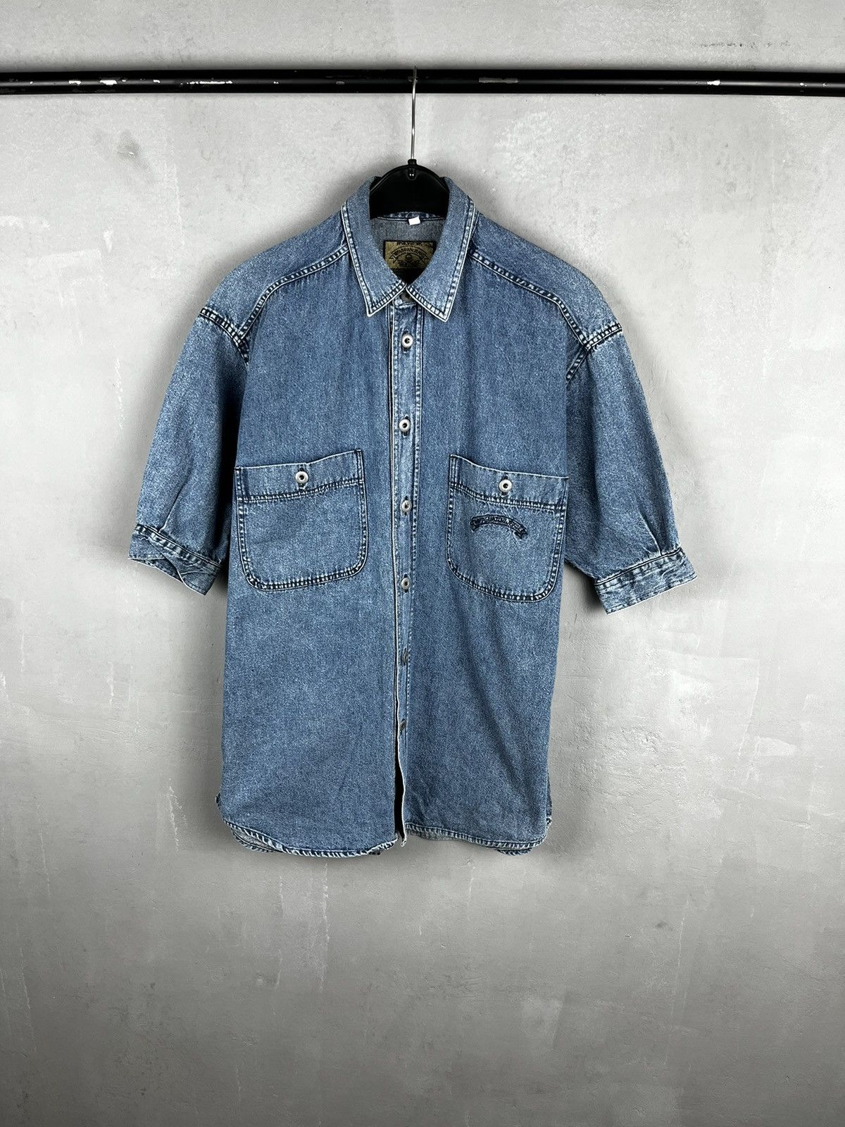 Armani × Armani Collezioni × Giorgio Armani Armani Jeans shirt denim vintage 90s Size US M / EU 48-50 / 2 - 4 Thumbnail