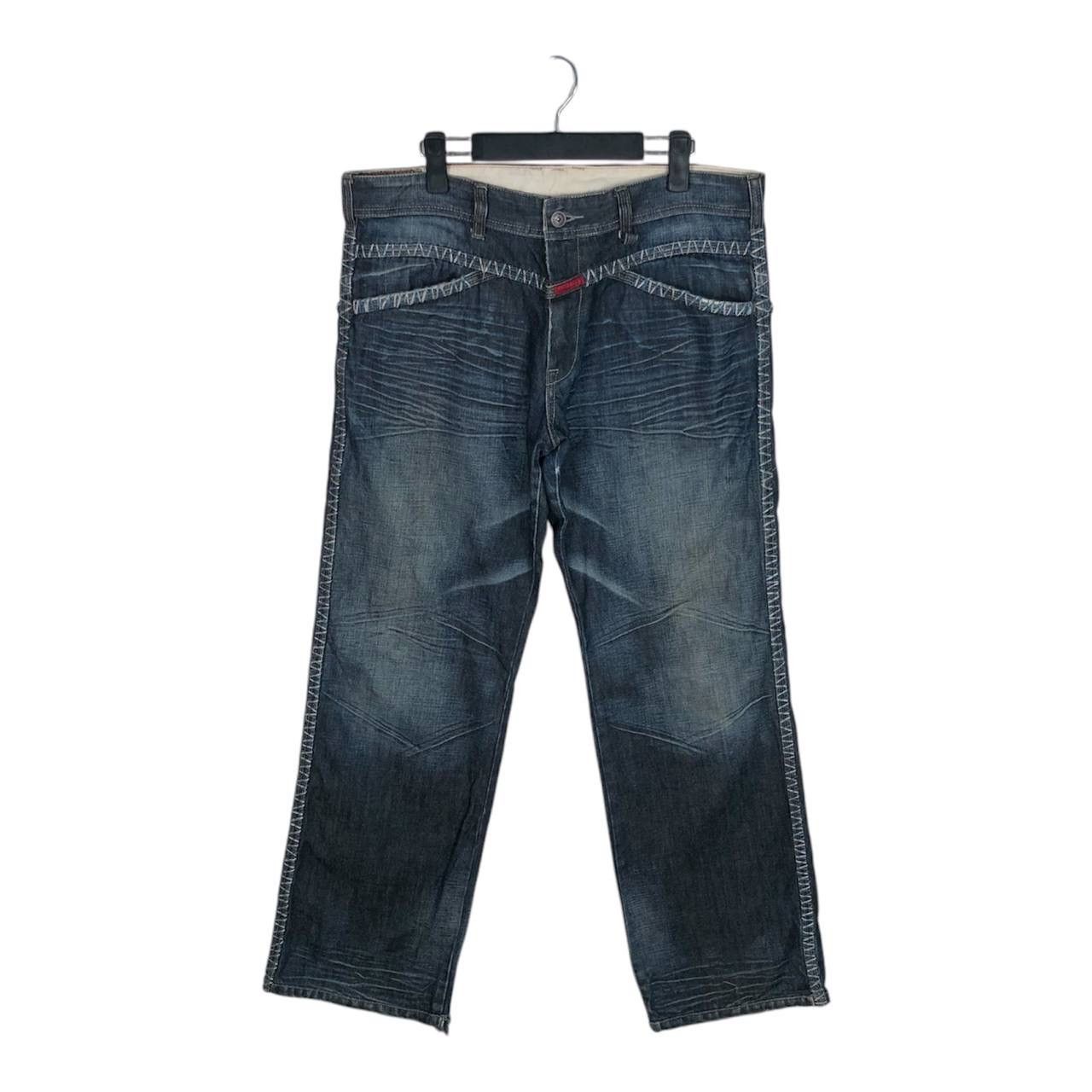 If Six Was Nine × Marithe + Francois Girbaud 2000s Marithe Francois Girbaud Distresses Ripped Jeans Size US 36 / EU 52 - 1 Thumbnail