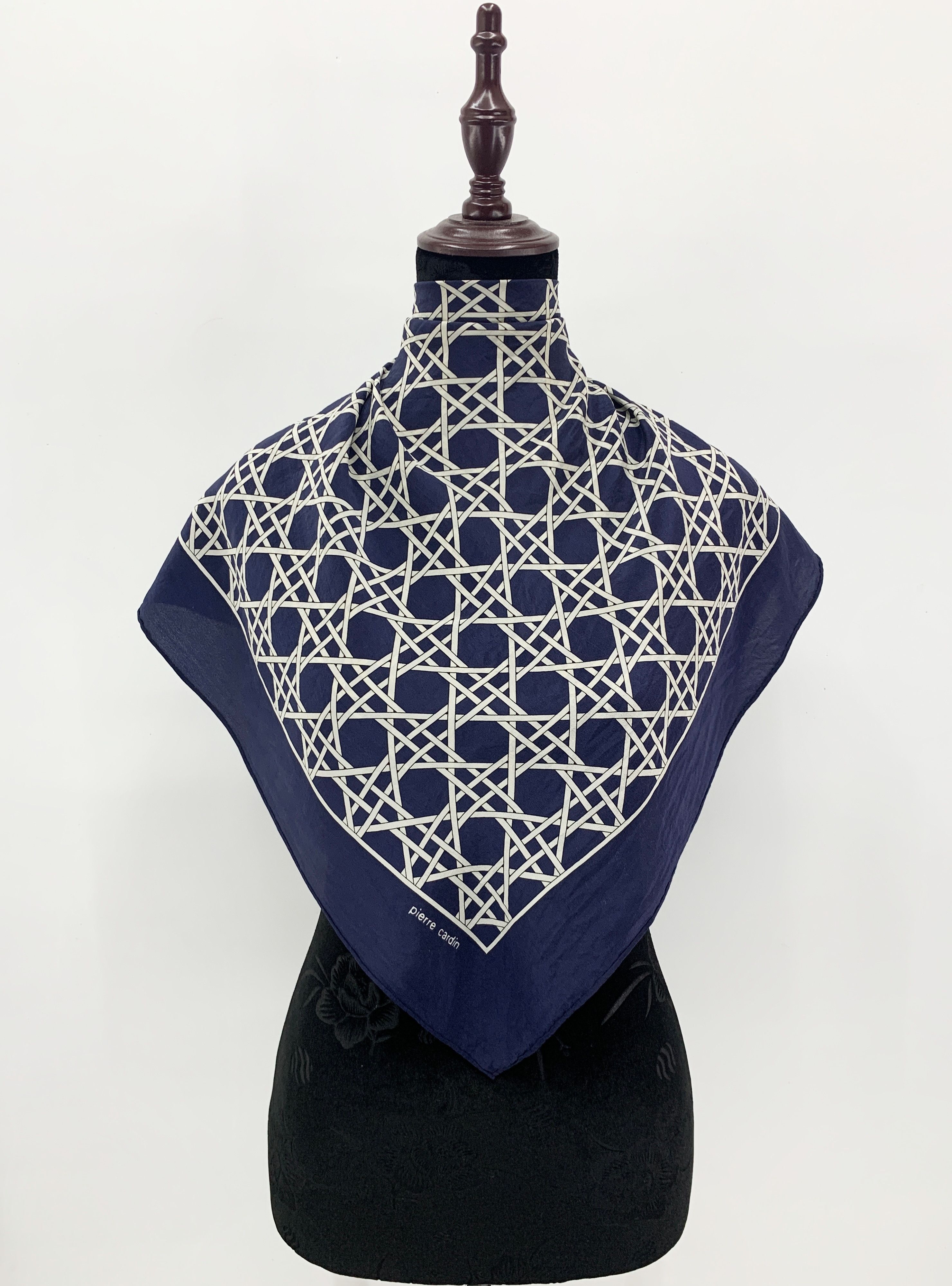 Vintage Pierre Cardin Silk Scarf Neckwear Shawl - SCA759