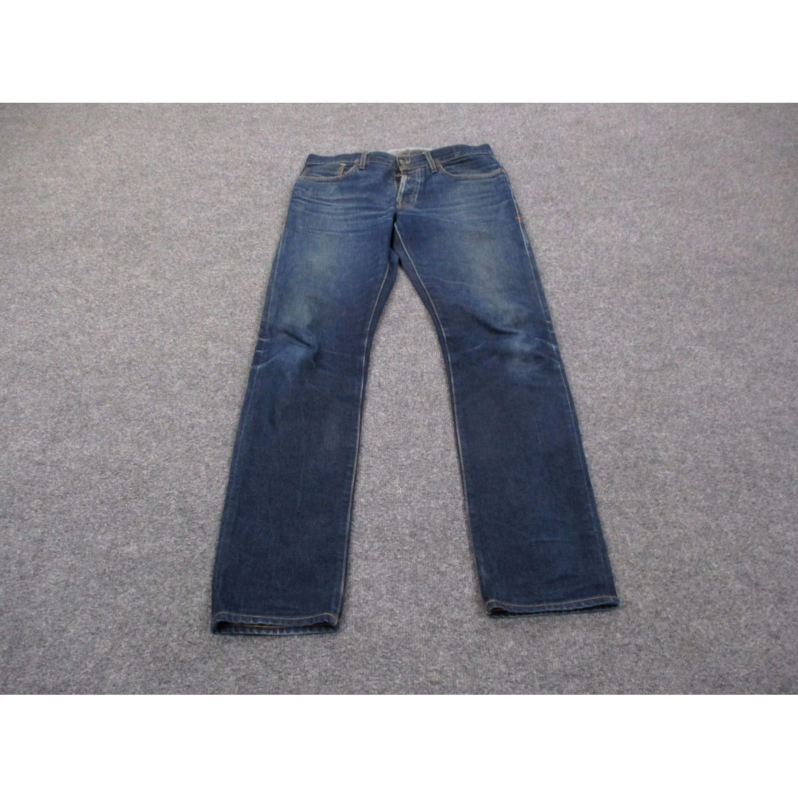 Imogene + Willie Imogene + Willie Jeans Mens 31 Blue Charlie Casual Classic Straight Work Country Denim Cotton 5-Pocket Design Straight USA Regular Button 33in Inseam Size US 31 - 2 Thumbnail