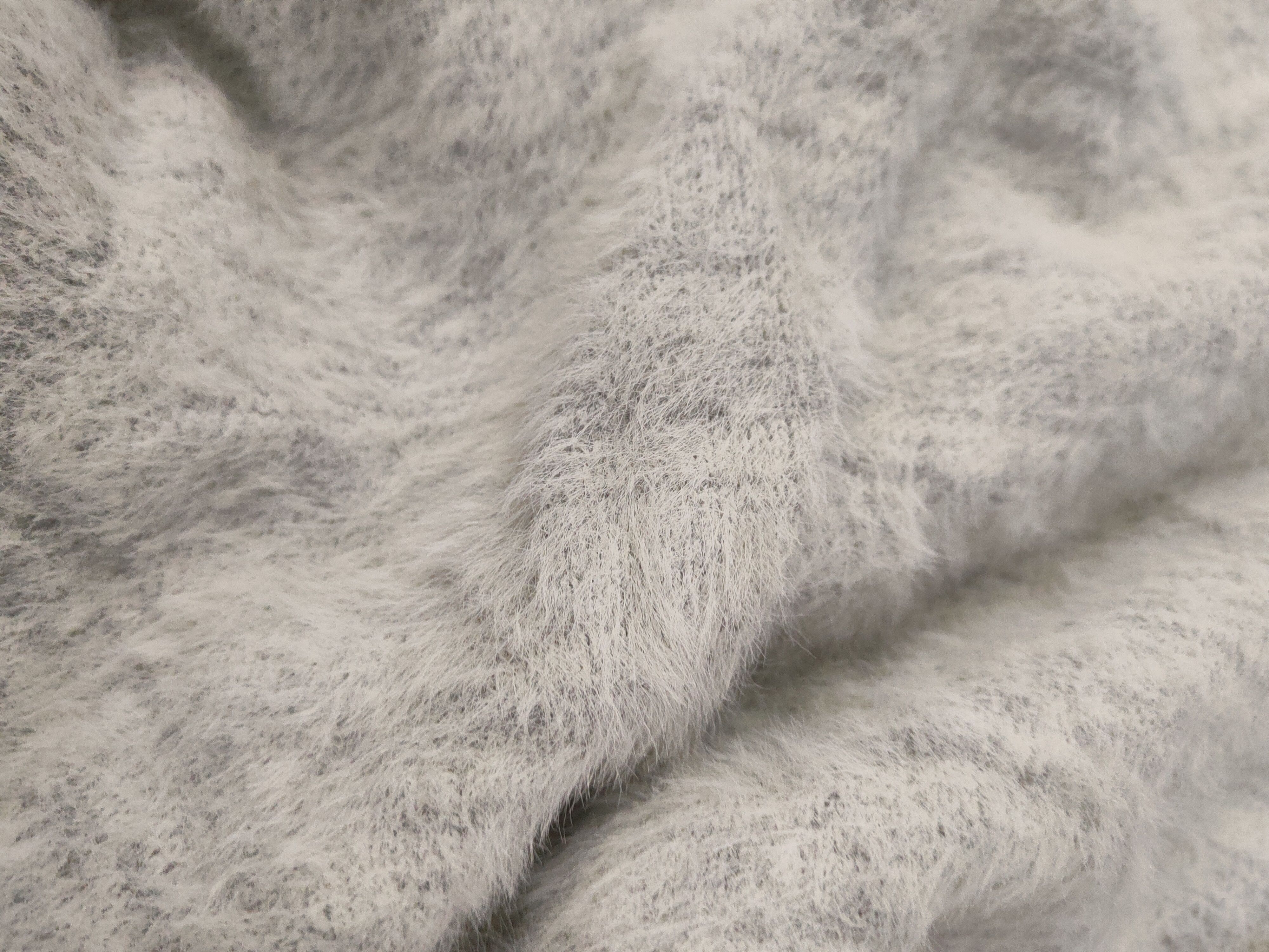 Japanese Brand DL Lejun Gray Fur Mohair Knitwear #46-967 Size L / US 10 / IT 46 - 12 Thumbnail