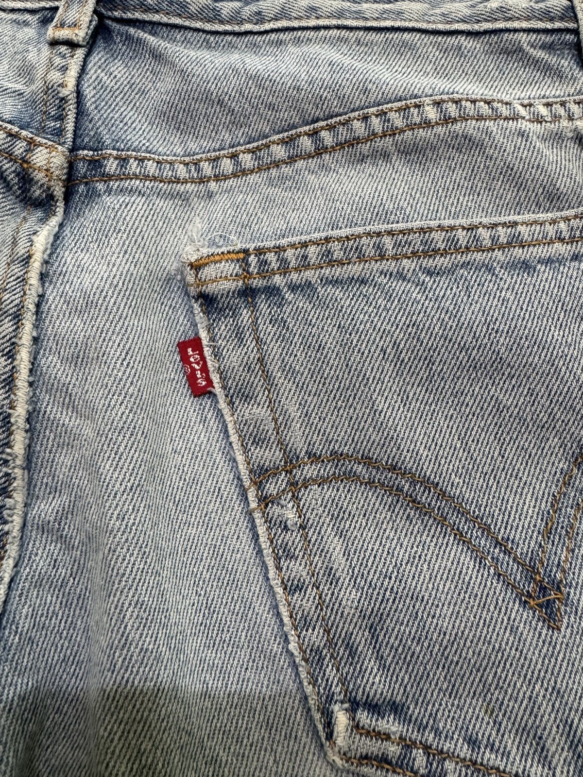 Levi's Levi’s 517 Y2K Distressed Narrow Bootcut Jeans Altered Fit Size US 32 / EU 48 - 15 Thumbnail