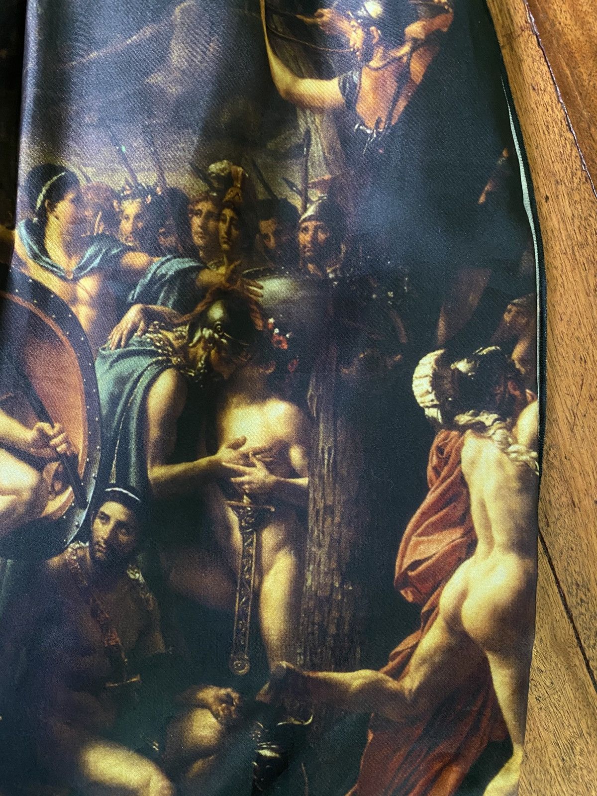 Dolce & Gabbana Alta Moda 2019- D&G- Leonidas at Thermopylae Print Skirt Size 27" / US 4 / IT 40 - 8 Thumbnail
