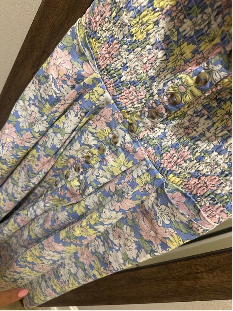 Free People NWOT Free People Lewis Floral Maxi Dress Small Size S / US 4 / IT 40 - 7 Thumbnail