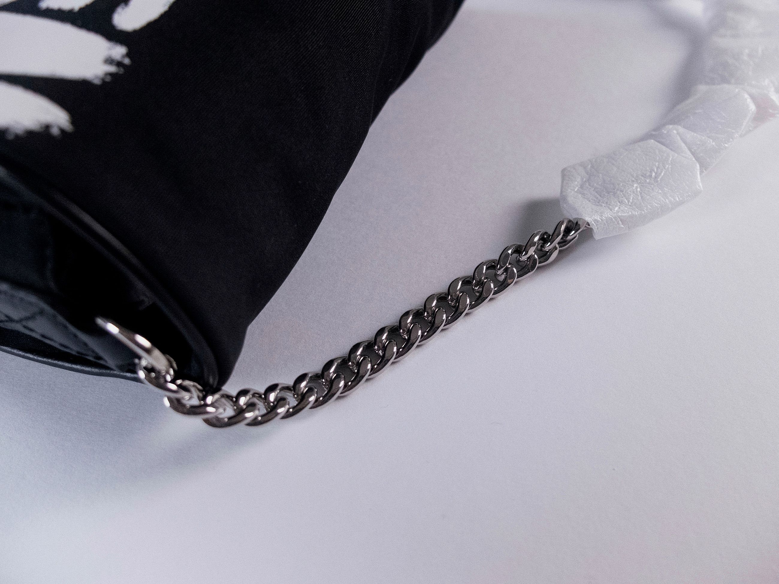 Alexander McQueen ALEXANDER MCQUEEN Skull Black nylon Graffiti logo bag Size ONE SIZE - 10 Thumbnail