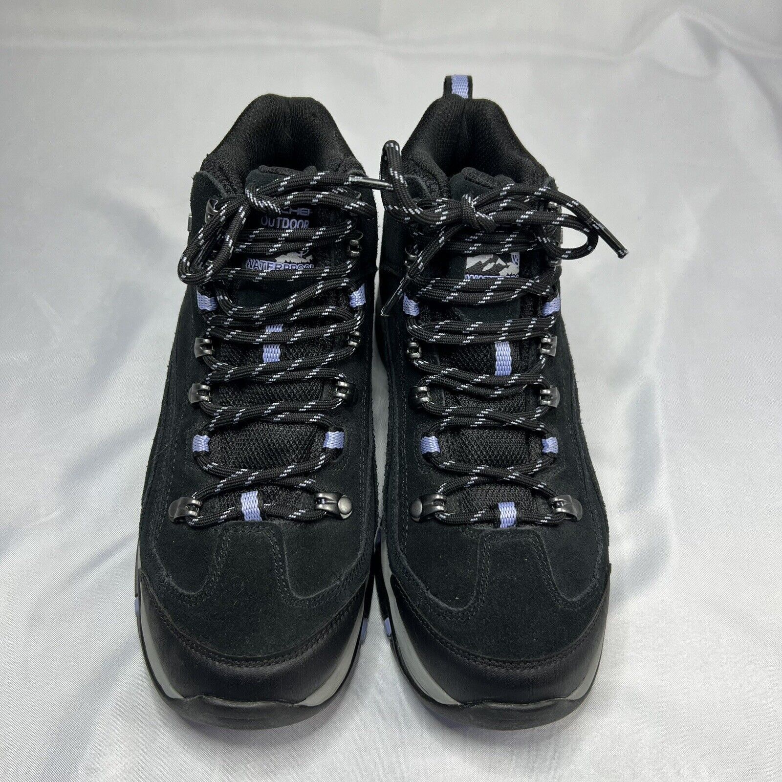 SKECHERS Women’s Skechers Alpine Trail Black Memory Foam Boots Sz 6.5 Size US 6.5 / IT 36.5 - 3 Thumbnail