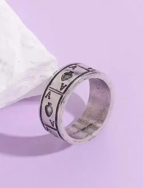 Jewelry × Ring Of Fire Vintage Ace of Cards Ring Size ONE SIZE - 4 Thumbnail