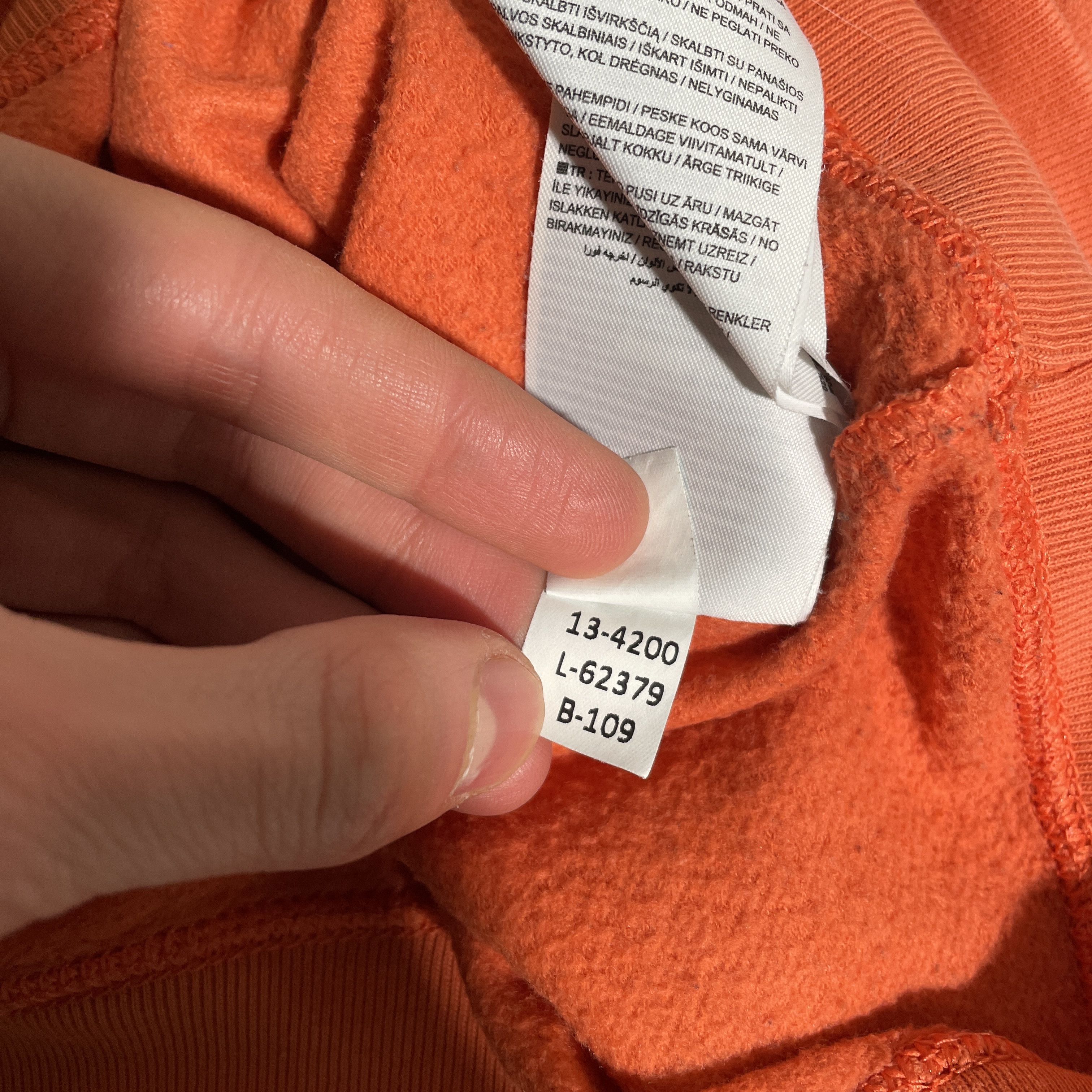 Nike Custom Nike orange Hoodie Tiger Black art grunge opium y2k Size US L / EU 52-54 / 3 - 10 Thumbnail