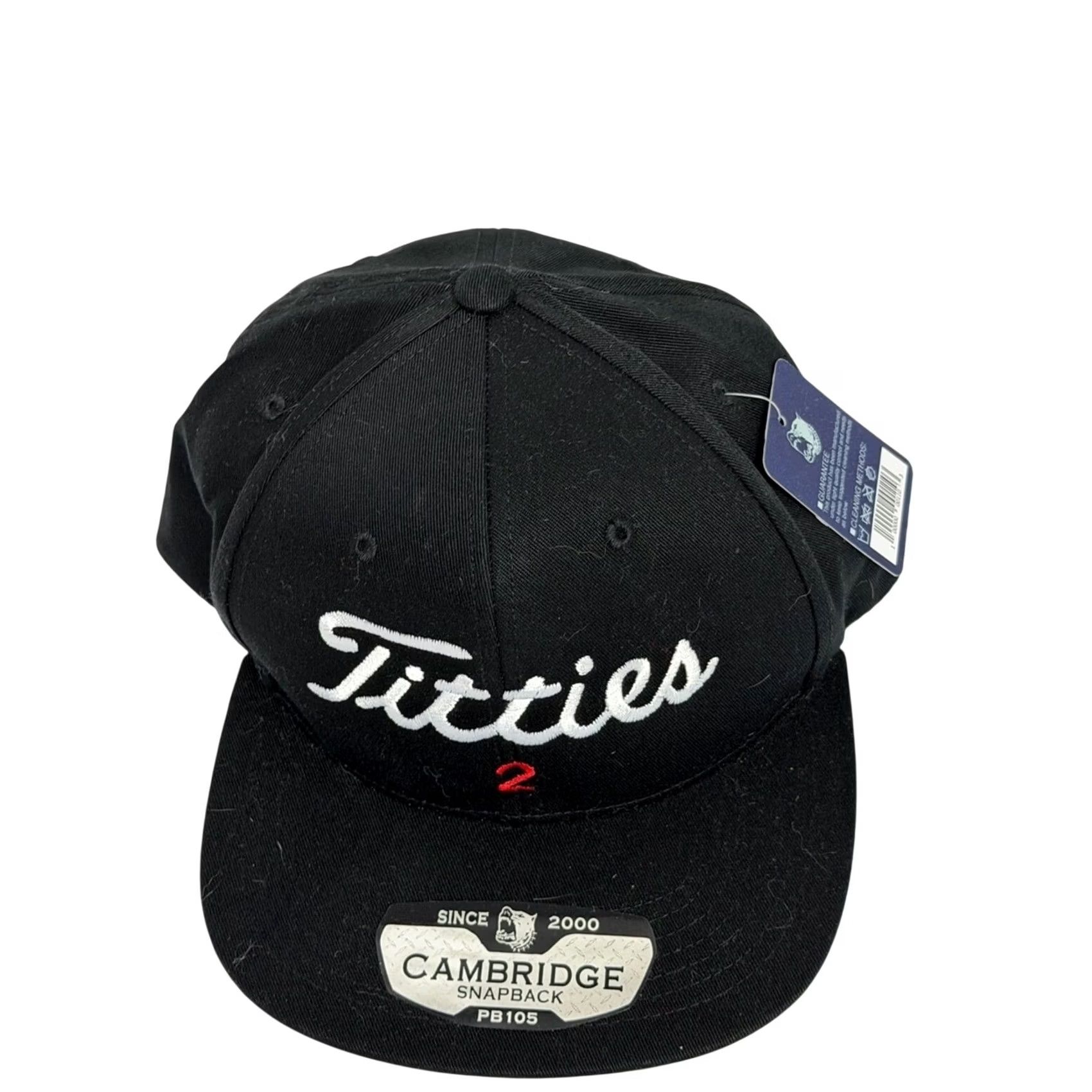 Vintage Golf Hat Cap - Cambridge Classics Black Size ONE SIZE - 3 Thumbnail