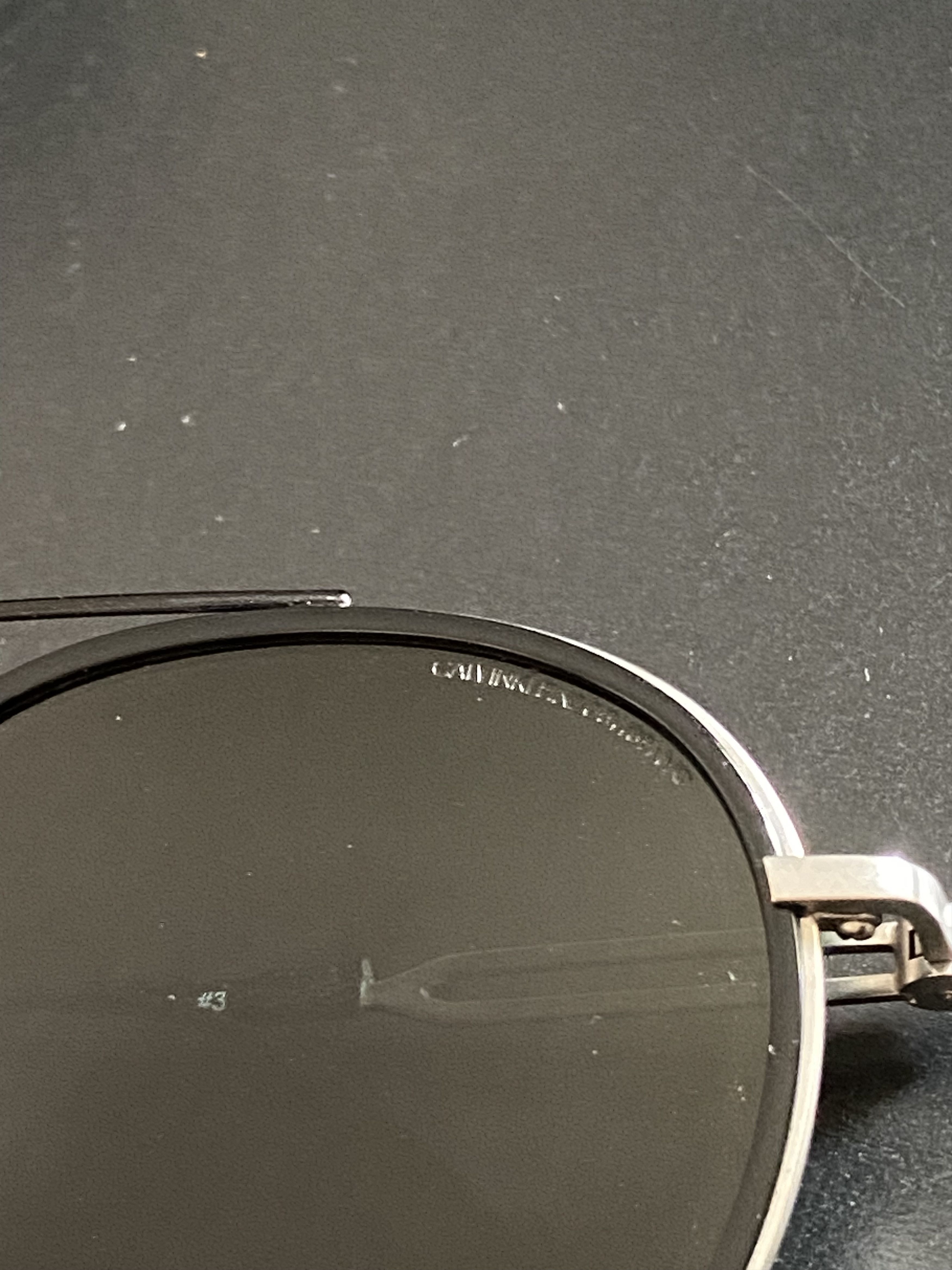 Calvin Klein 205W39NYC Titanium Light weight 205W39NYC Sunglasses Size ONE SIZE - 5 Thumbnail