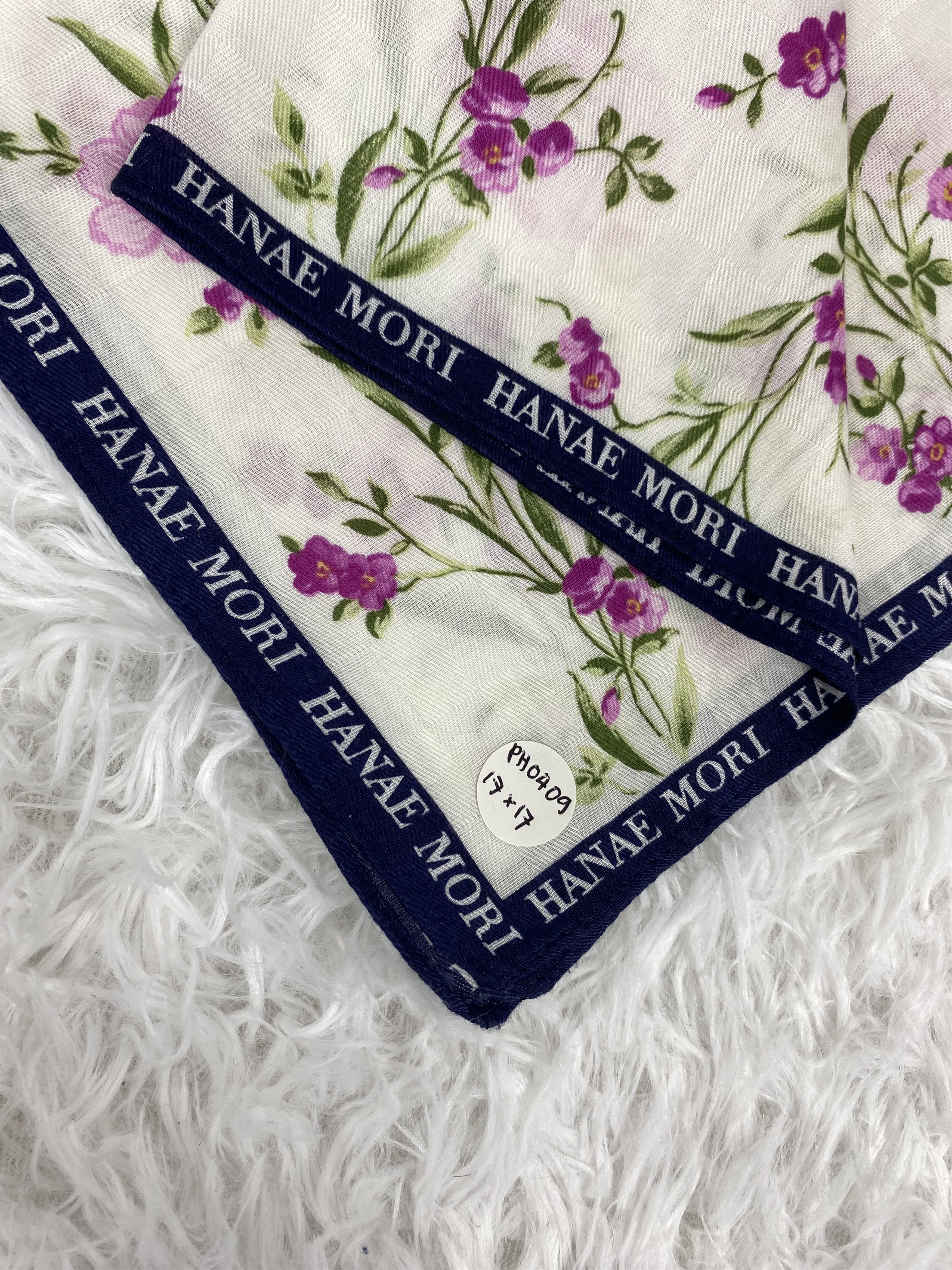 Hanae Mori Vintage Hanae Mori Handkerchief Neckerchief PH0409 Size ONE SIZE - 2 Thumbnail