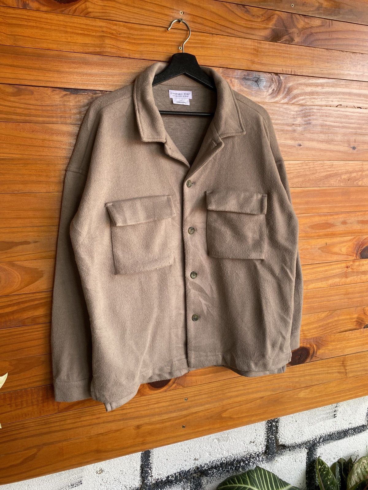 Ciaopanic CIAOPANIC TYPY Wool Blend Shirt Jacket Casual Outerwear Size US M / EU 48-50 / 2 - 5 Thumbnail