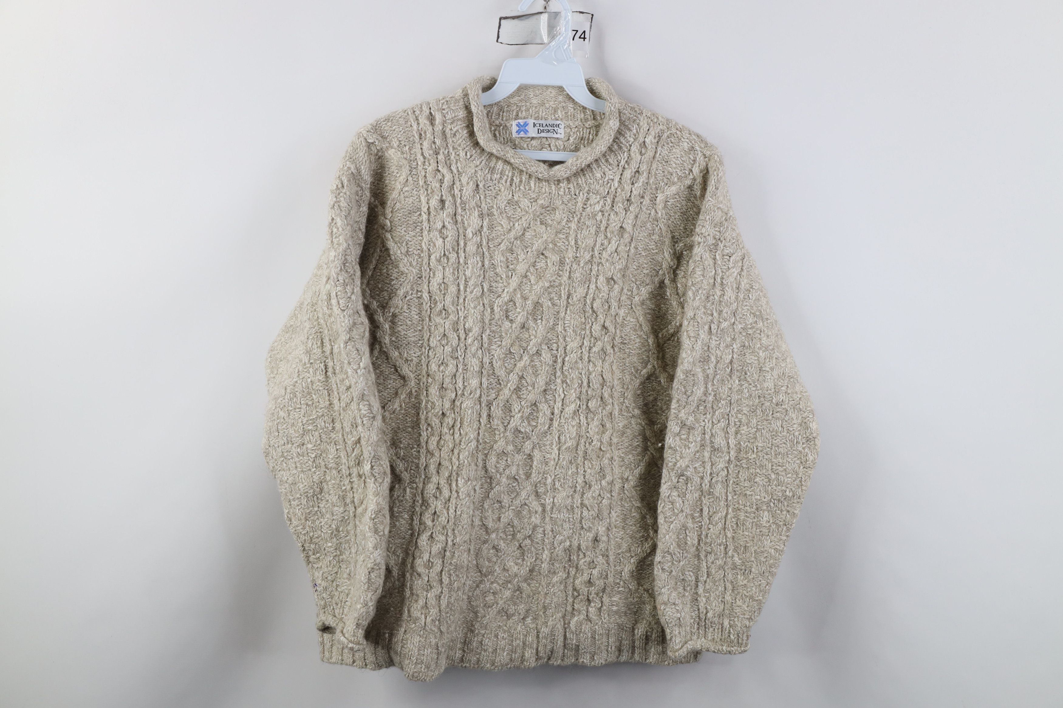 Vintage Vintage 90s Streetwear Wool Chunky Fisherman Knit Sweater Size M / US 6-8 / IT 42-44 - 1 Thumbnail