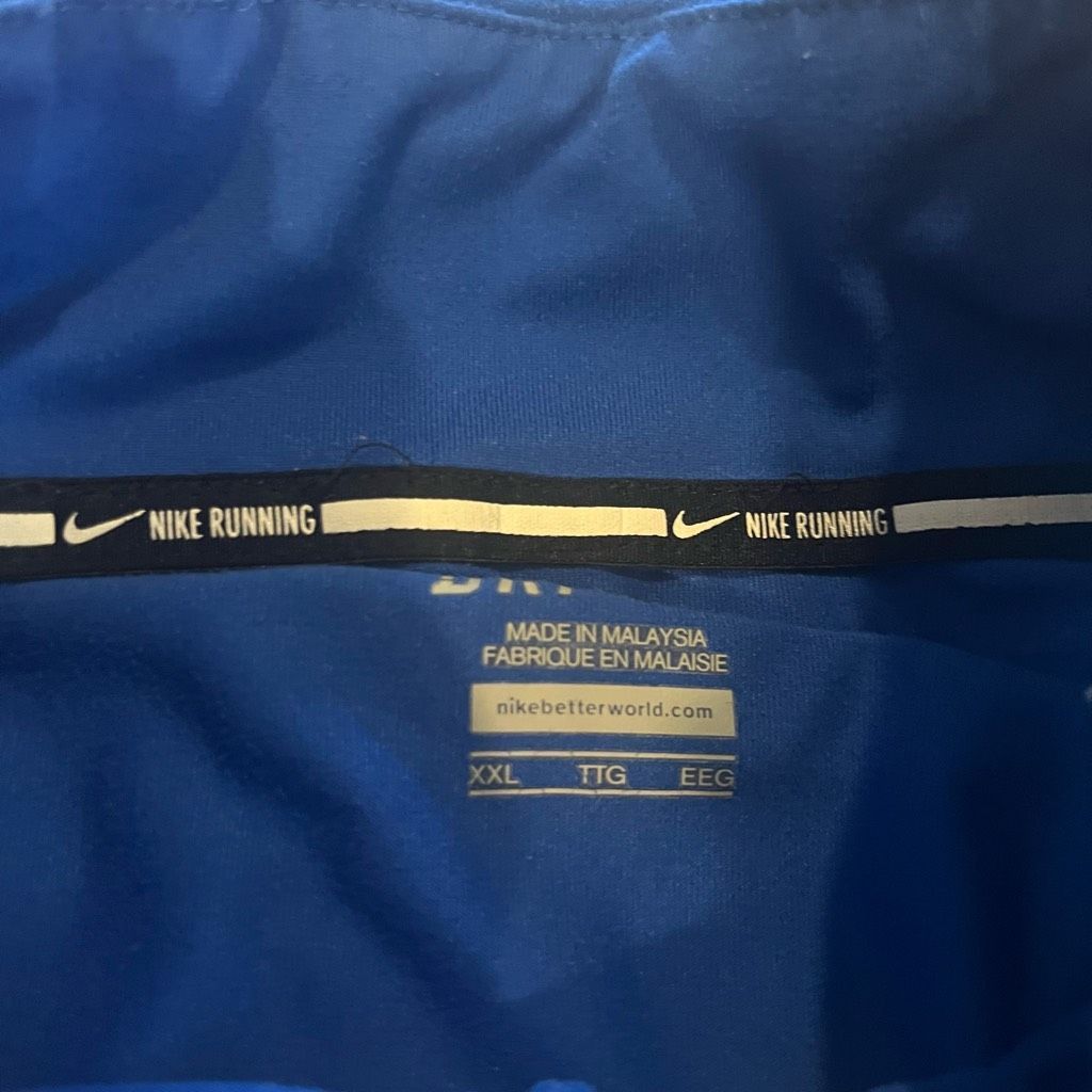 Nike Nike Livestrong Blue Athletic Casual Quarter Zip Pullover M Size US XXL / EU 58 / 5 - 3 Thumbnail