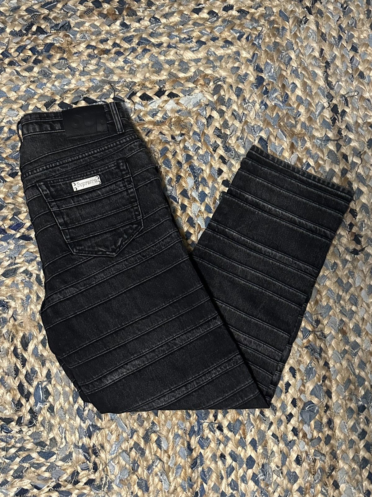 Supreme Supreme Layered Denim Black | Grailed