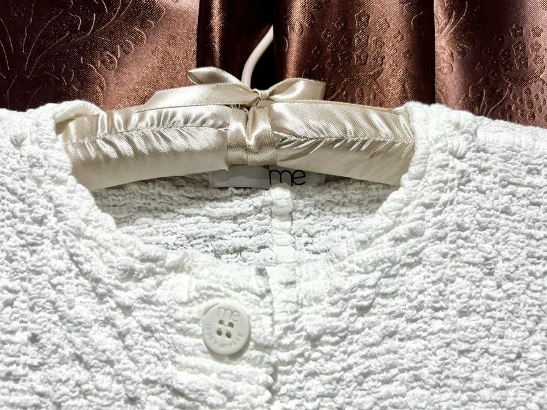 Issey Miyake issey miyake size:one size Long sleeves of white cauliflow Size XXS / US 00 / IT 34 - 4 Thumbnail