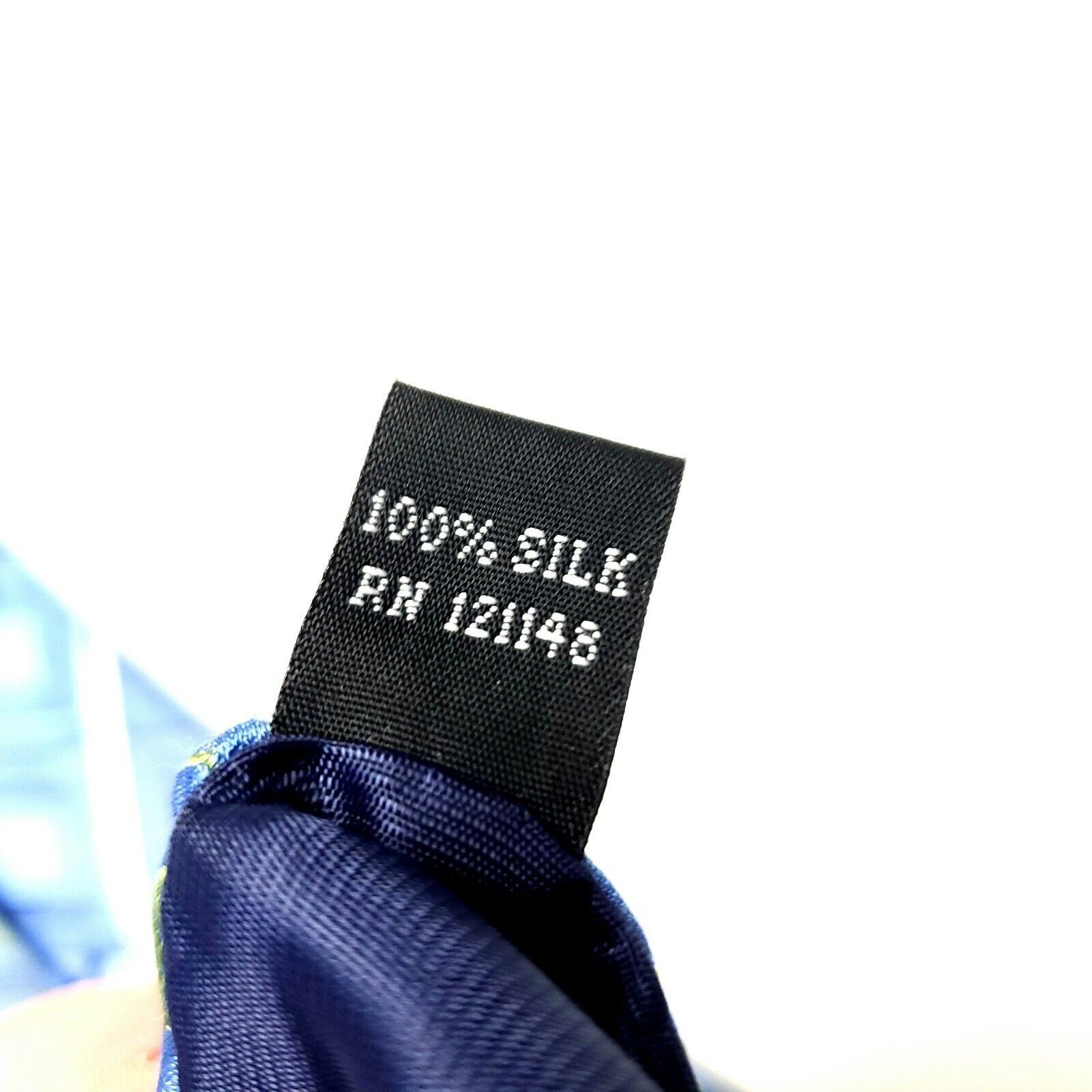 Joseph Abboud Joe Joseph Abboud Blue Woven Silk Tie Geometric Classic Size ONE SIZE - 4 Thumbnail