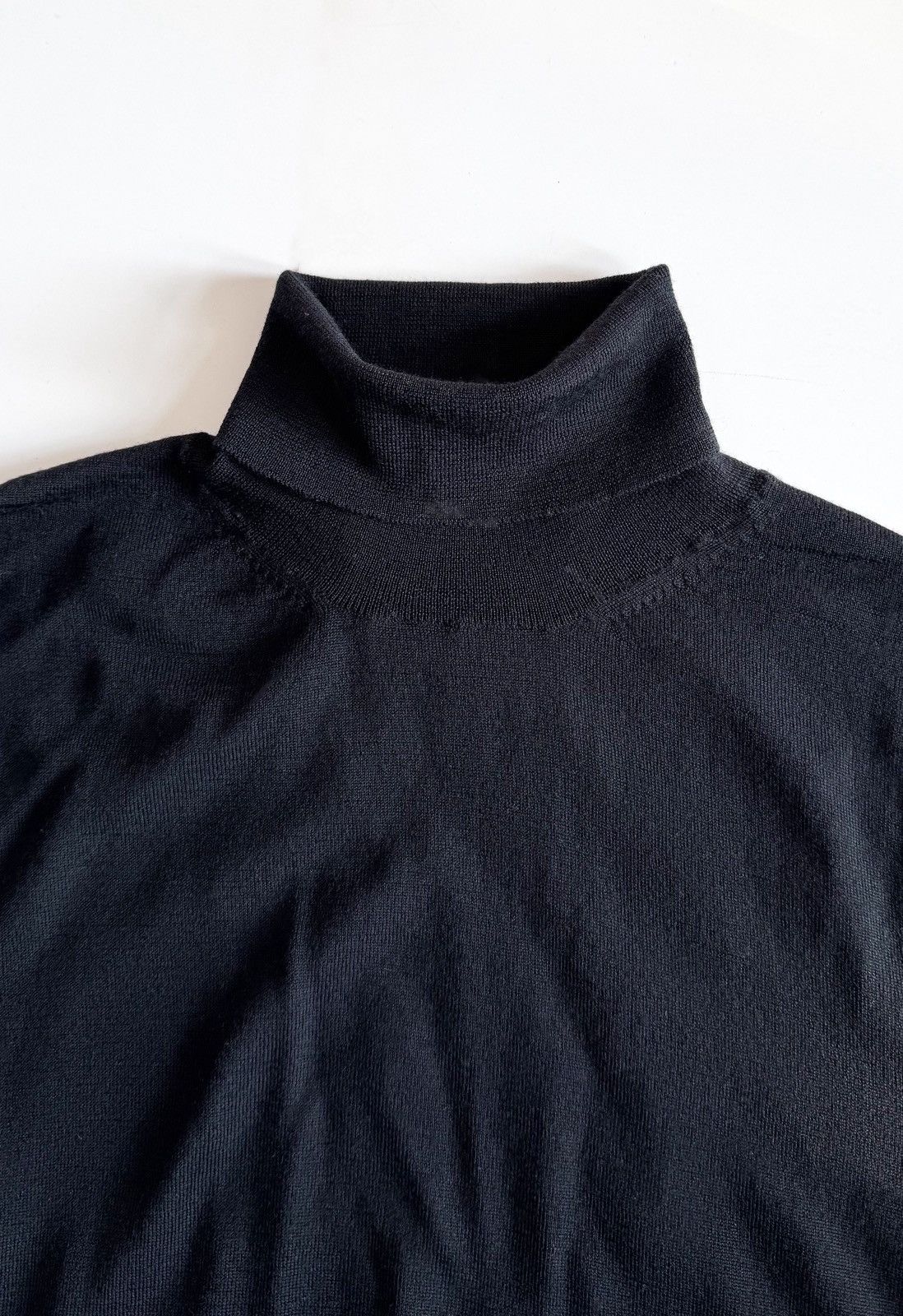 Paul Smith Paul Smith knitted jersey black dress turtleneck avantgarde Size S / US 4 / IT 40 - 10 Thumbnail