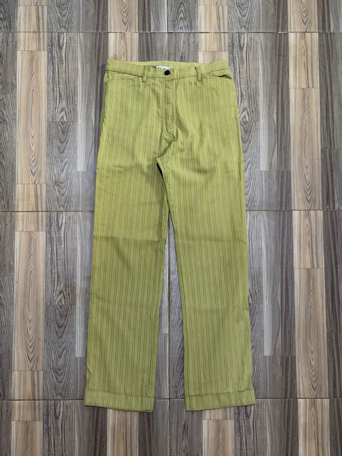 Cop Copine VINTAGE COP COPINE CASUAL STRIPE PANTS Size 28" / US 6 / IT 42 - 1 Thumbnail