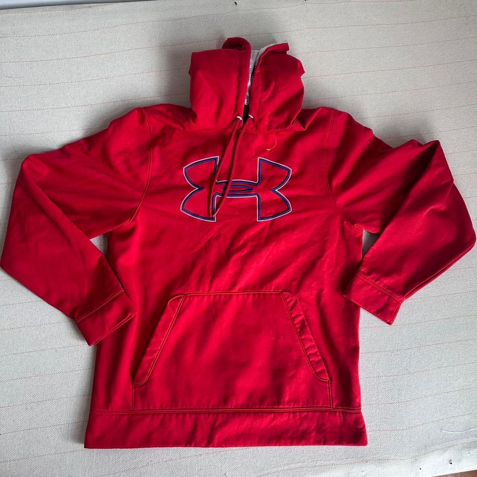 Under Armour Under Armour Storm Sweatshirt Loose Red Pullover Hoodie Size US M / EU 48-50 / 2 - 2 Thumbnail