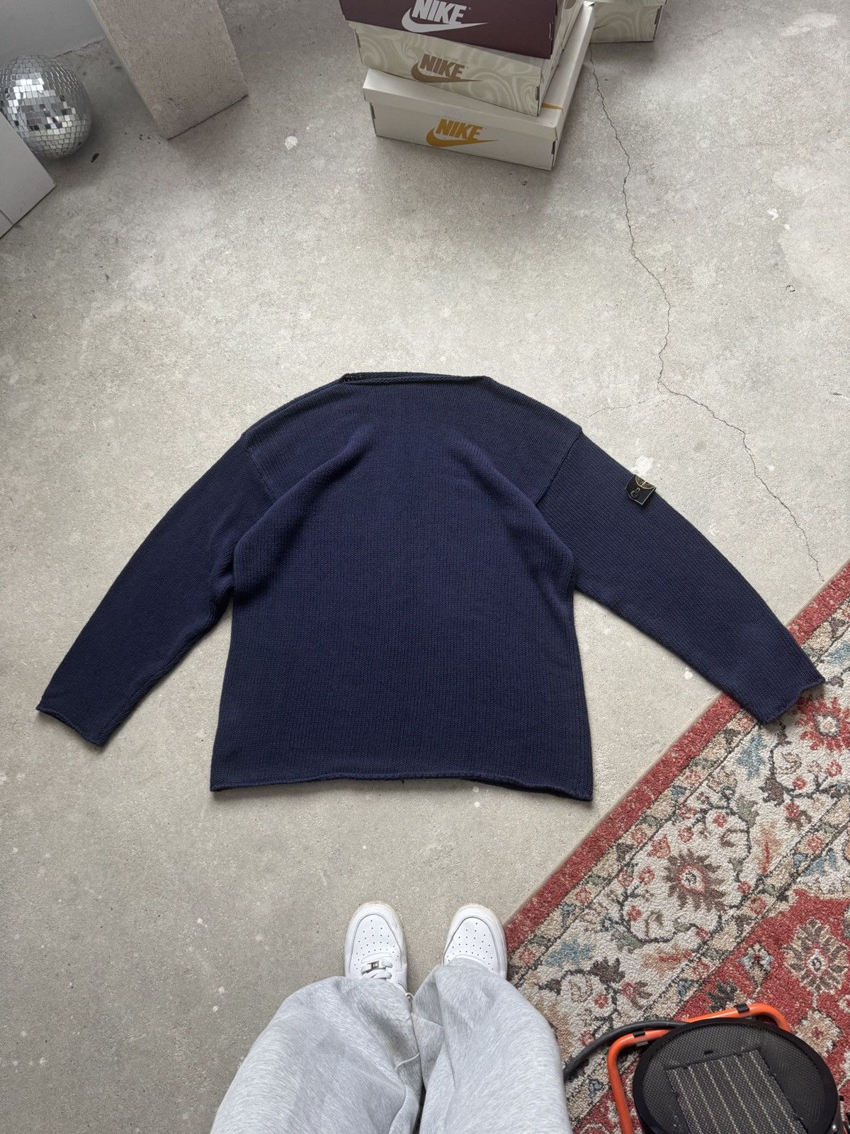 Stone Island RARE 1984 Vintage Stone Island Knit Sweater Size US XXL / EU 58 / 5 - 10 Thumbnail