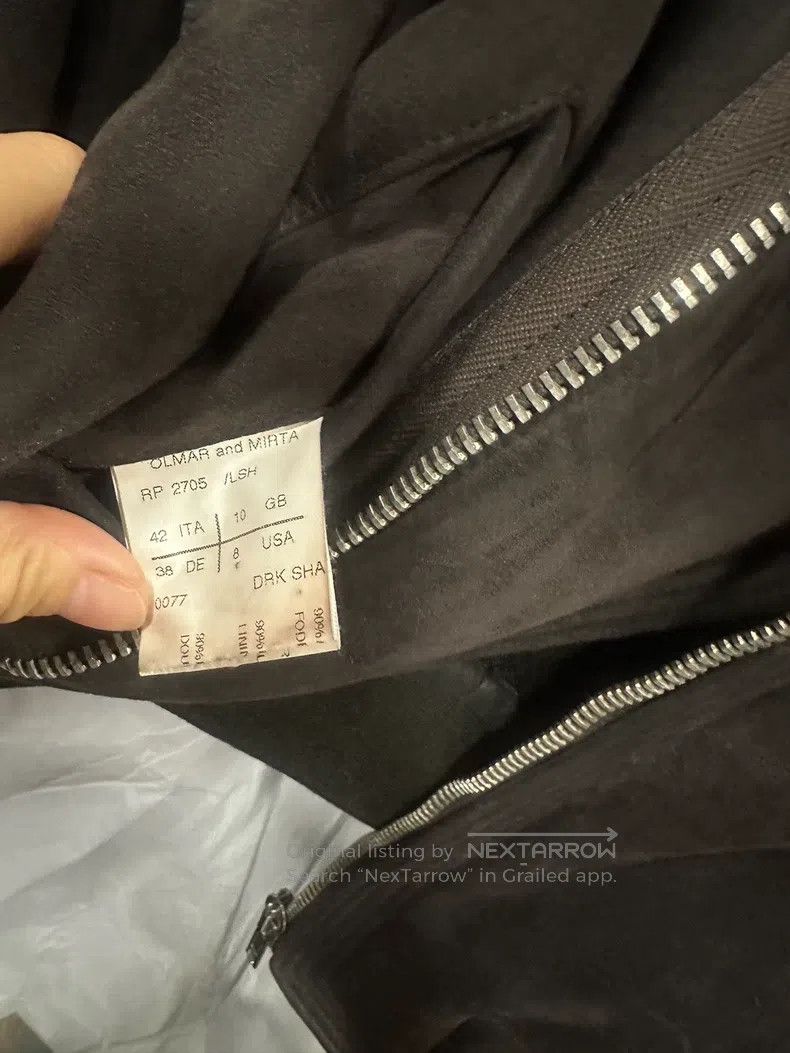 Rick Owens RICK OWENS Brown suede fur-lined coat Size US S / EU 44-46 / 1 - 6 Thumbnail
