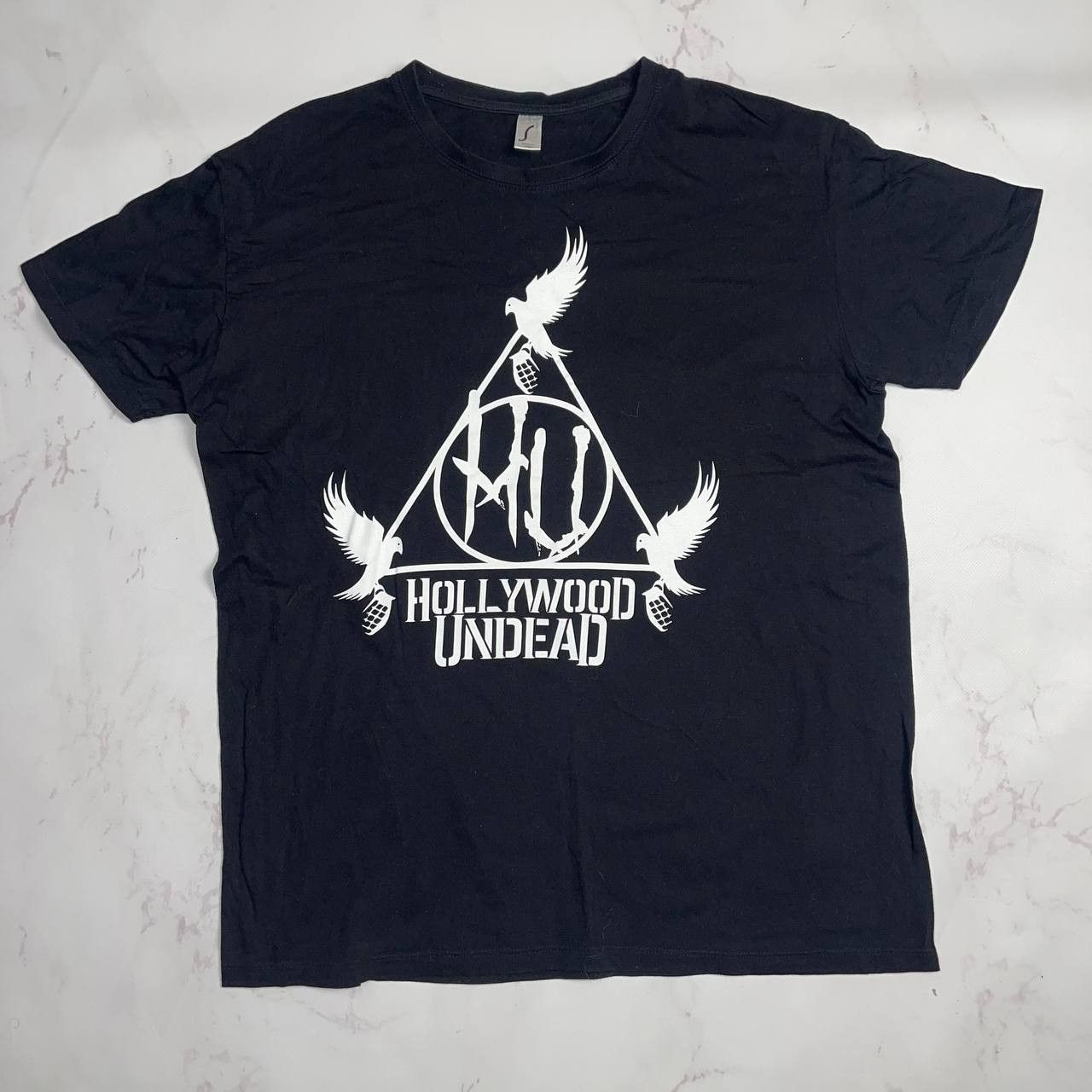 Vintage Band Tees × Vintage Vintage Hollywood Undead T-Shirt L Size Size US L / EU 52-54 / 3 - 1 Thumbnail