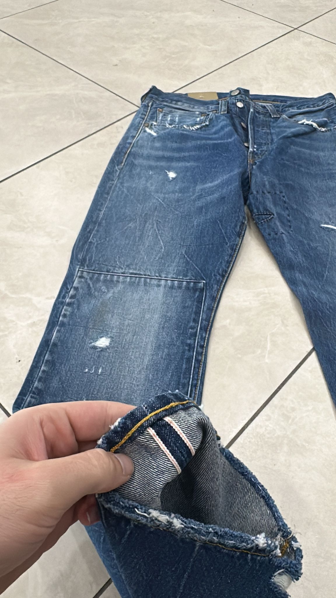 Levi's Vintage Clothing LVC Levi's Vintage Clothing 1947 501XX BigE Selvedge Jeans Size US 31 - 5 Thumbnail