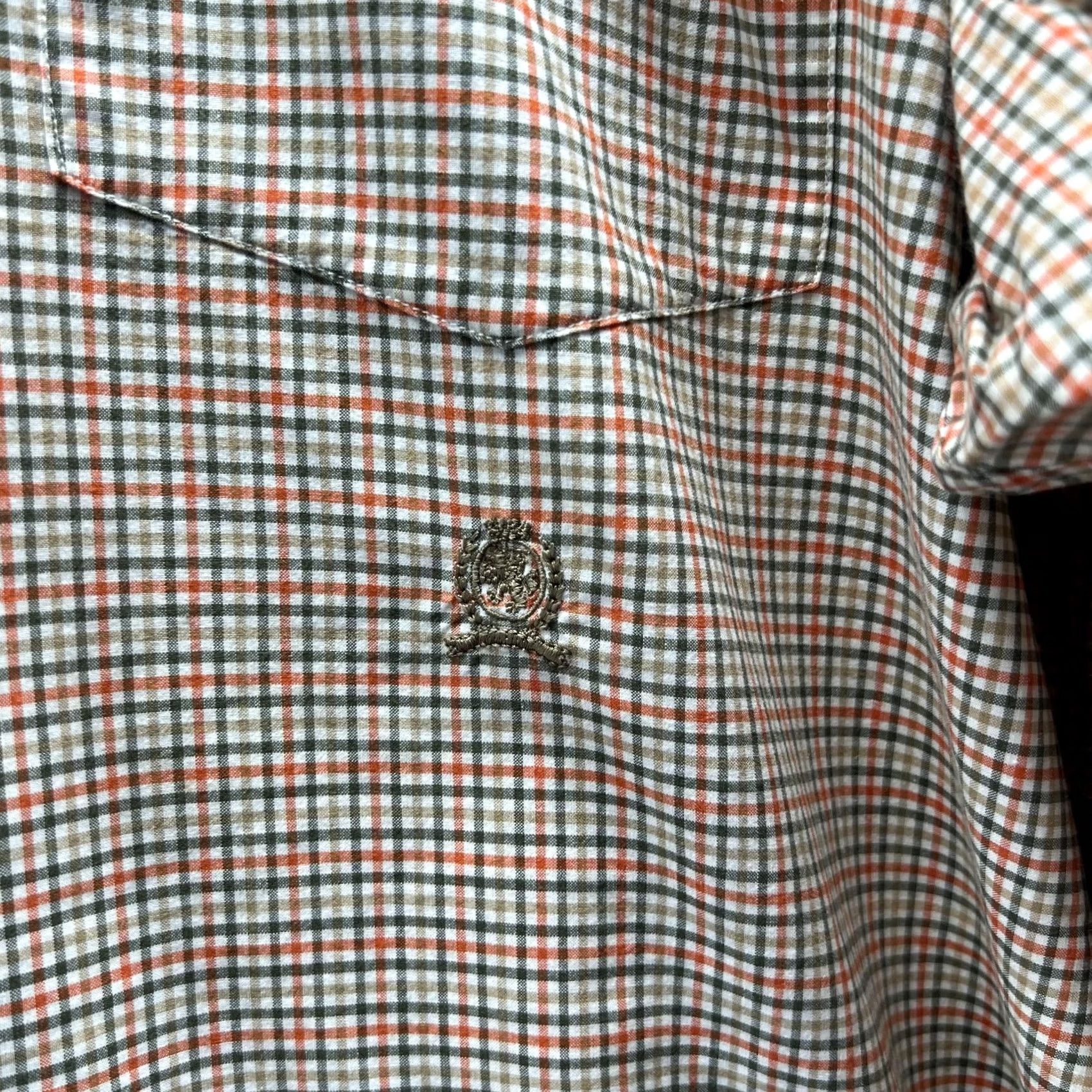 Tommy Hilfiger VINTAGE Tommy Hilfiger Shirt Men XXL Orange Green Button Down Preppy Gingham 90s Shirt Mens XXL Orange Green Button-Down Gingham 90s Size US XXL / EU 58 / 5 - 4 Thumbnail