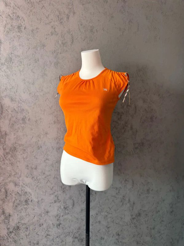 Burberry Burberry Orange Cotton Short Sleeve T-Shirt Size XS / US 0-2 / IT 36-38 - 1 Thumbnail
