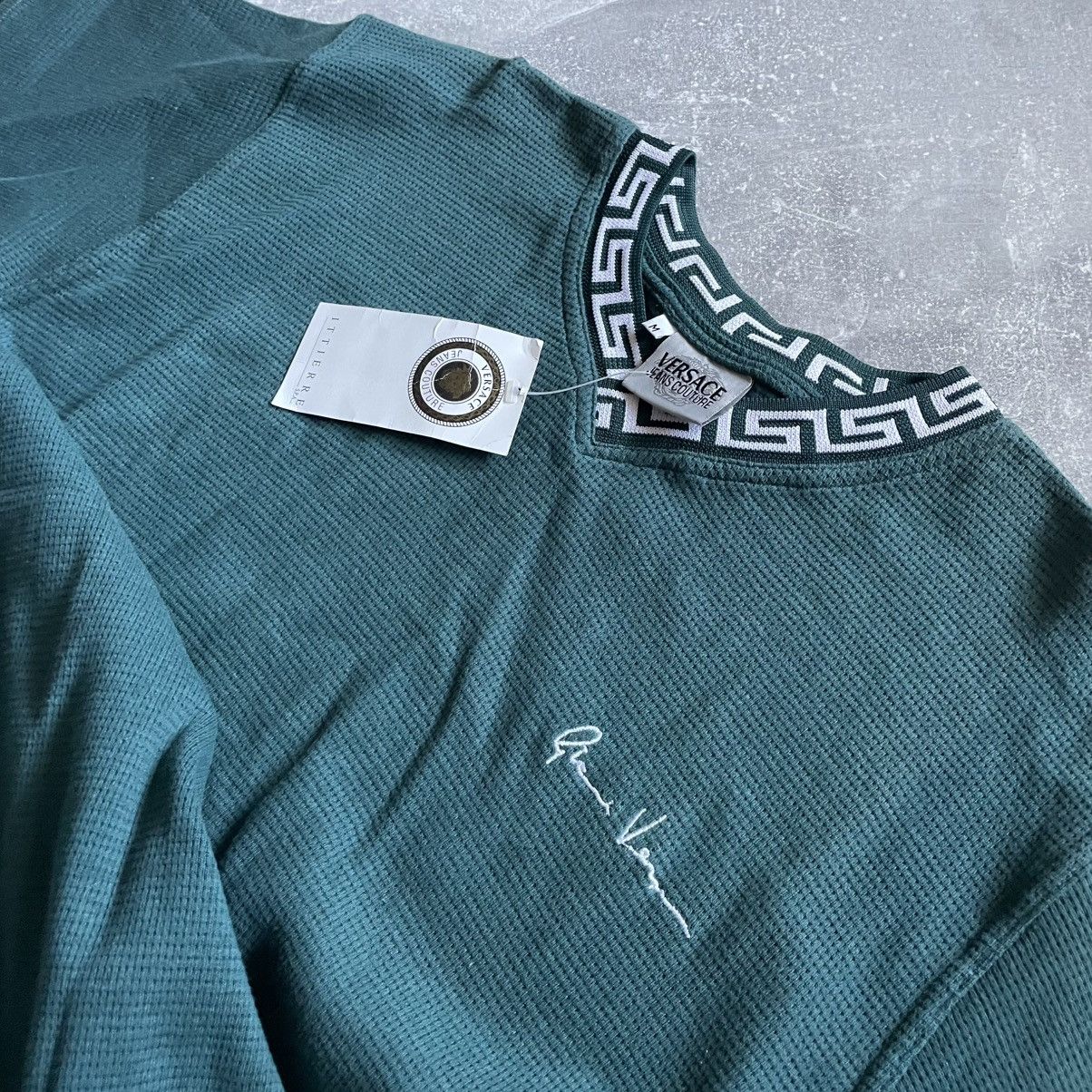 Versace Rare NEW 90s☀️ Versace men polo size M old money shirt tee Size US M / EU 48-50 / 2 - 2 Thumbnail