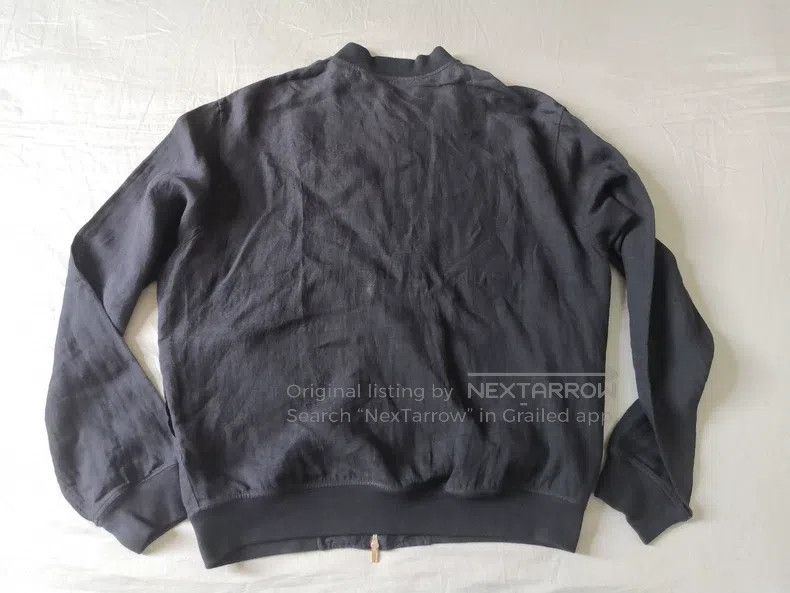 Hermes Hermes Men's Linen Jacket, 100% Linen Fabric, Navy, Lightw Size US L / EU 52-54 / 3 - 8 Thumbnail