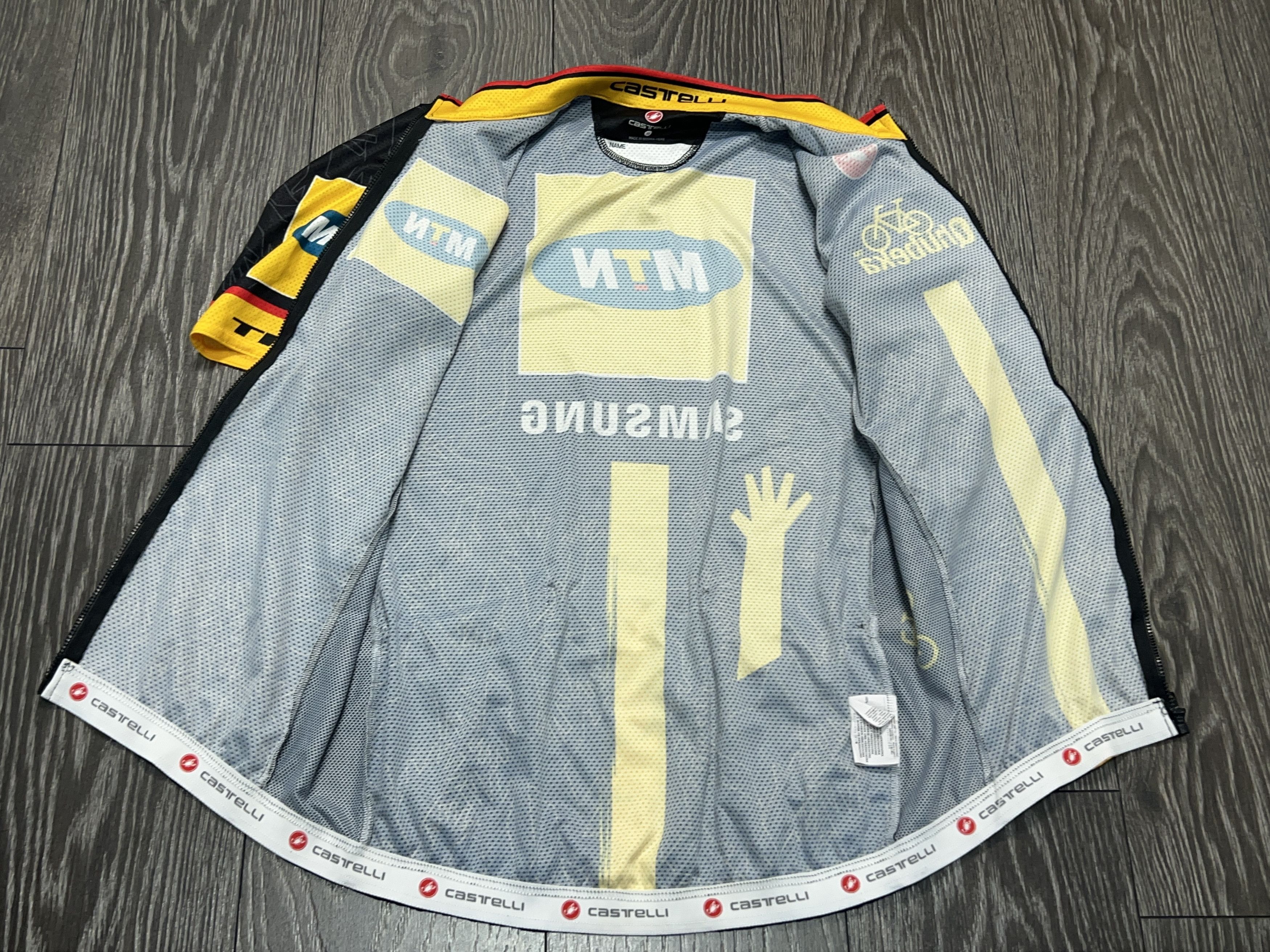 Other Mens Castelli MTN Qhubeka 2014 Cycling Shirt Jersey Full ZIp Size US S / EU 44-46 / 1 - 4 Thumbnail