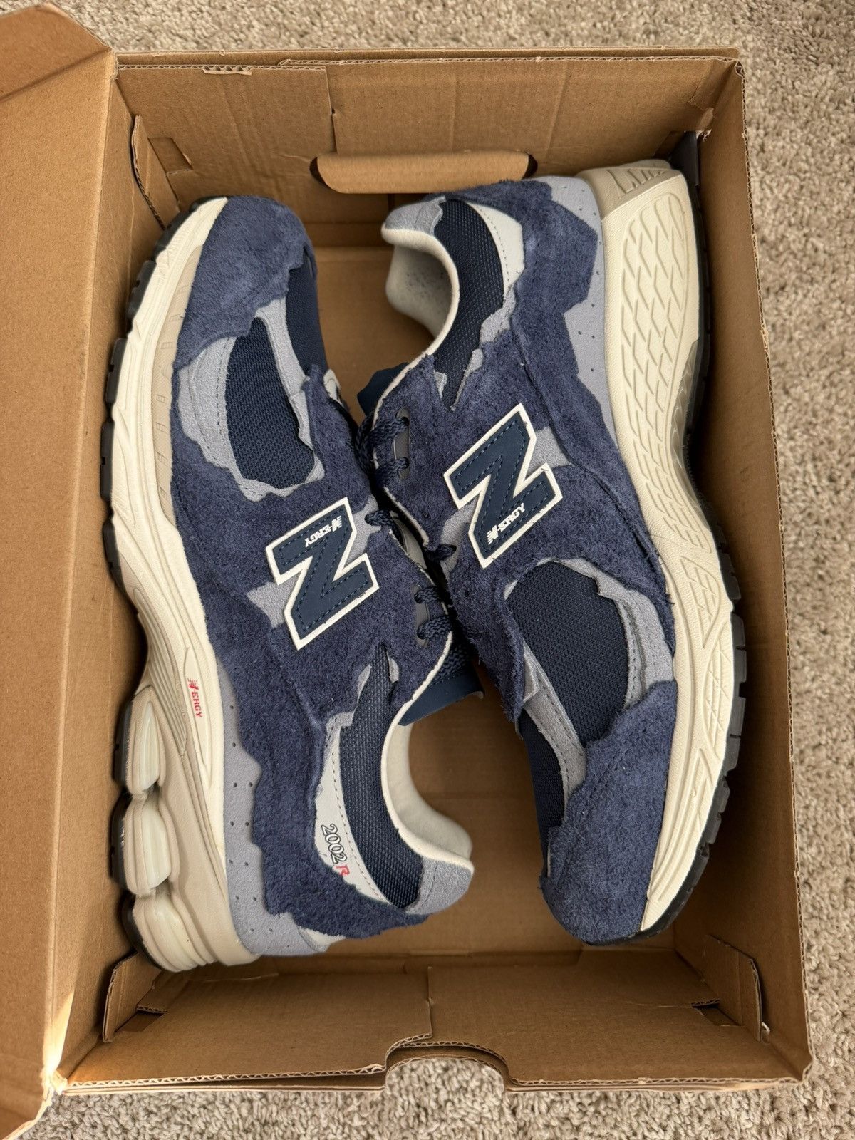 New Balance New Balance 2002R Protection Pack Navy Grey Size US 11.5 / EU 44-45 - 6 Thumbnail