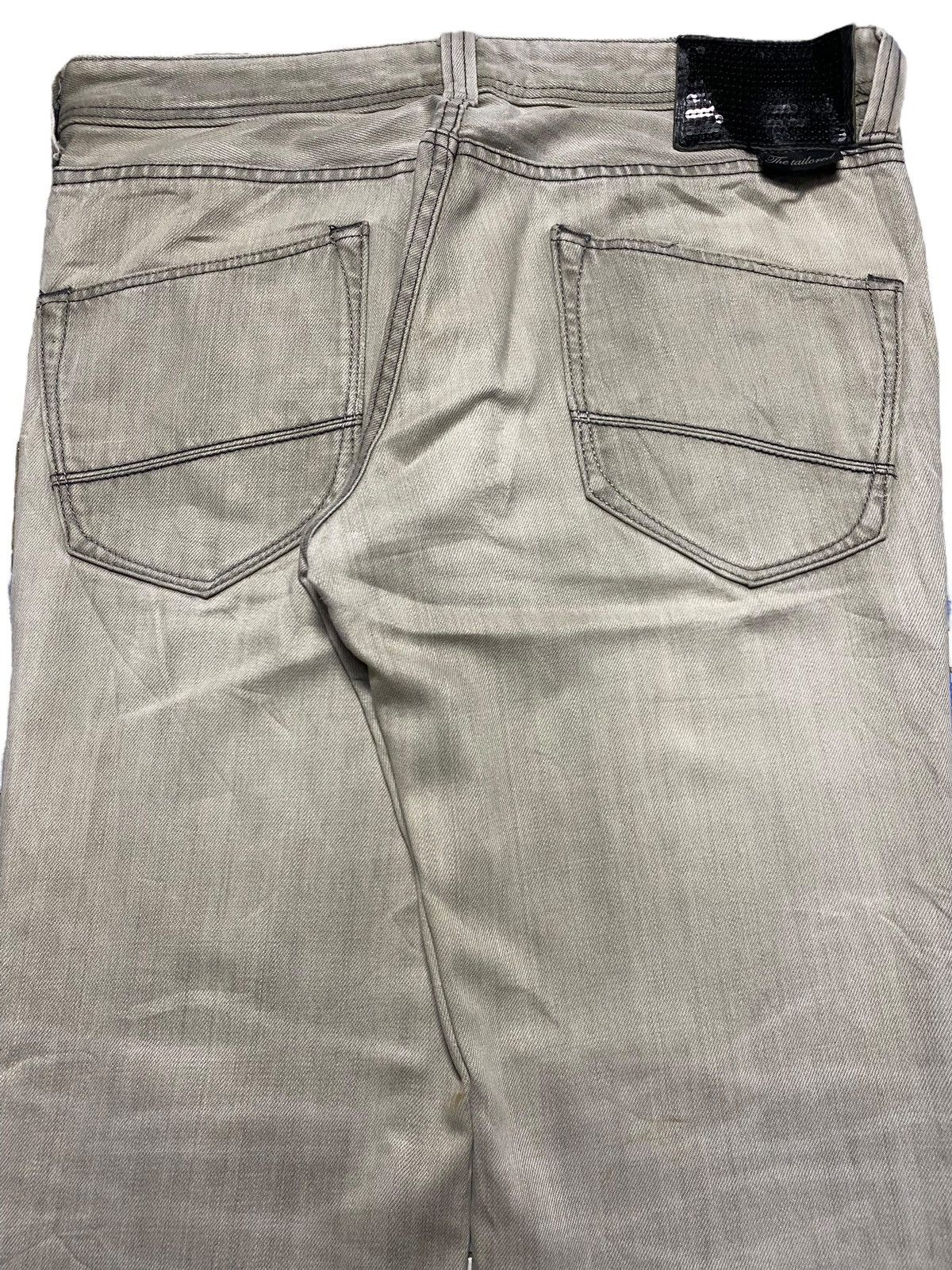 Japanese Brand Vintage The Tailored With Big John Distressed Wide Leg Jeans Size US 34 / EU 50 - 4 Thumbnail