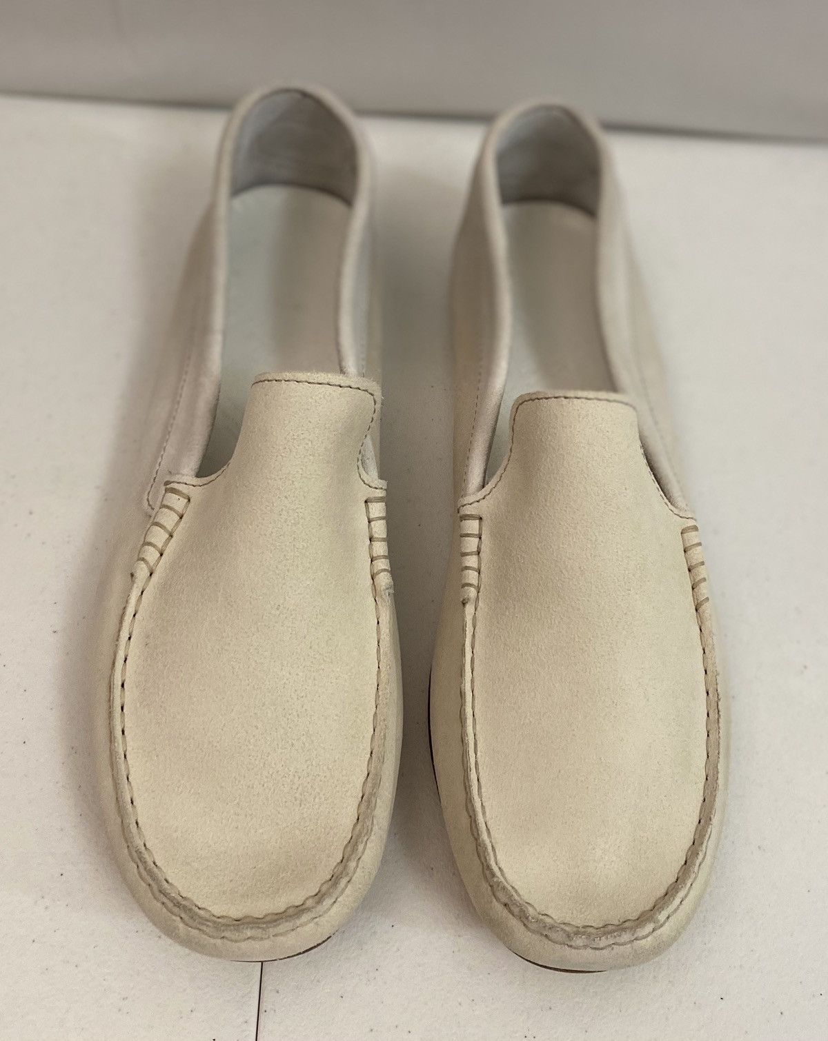 Maison Margiela Maison Margiela 22 🇮🇹 Off White Rubbed Suede Slip On 13 NEW Size US 13 / EU 46 - 16 Thumbnail