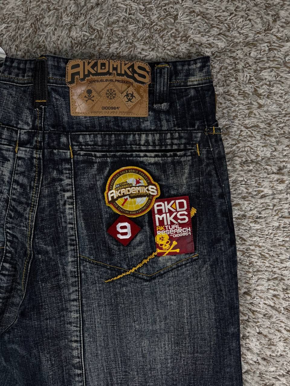 Akademiks Vintage Akademiks Baggy Jeans Denim Y2K Hip Hop Patches Size US 36 / EU 52 - 14 Thumbnail