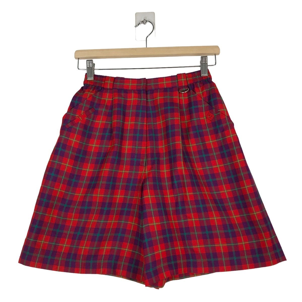 🔥VINTAGE CHRISTIAN DIOR SPORTS oW2117 TARTAN DESIGN PANTS