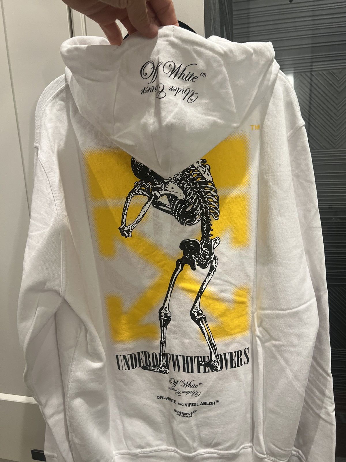 Off-White × Undercover OFF-White x Undercover RVRS Skeleton Hoodie Size US L / EU 52-54 / 3 - 3 Thumbnail